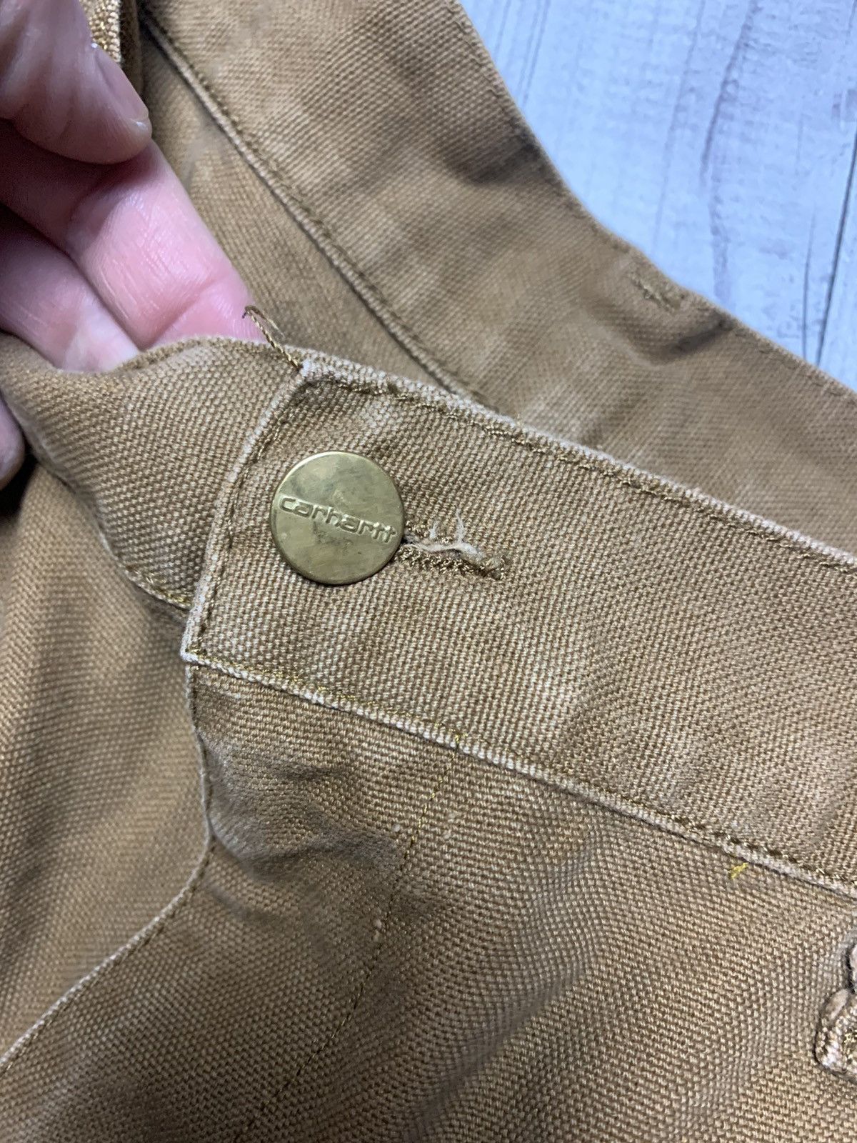 Carhartt × Carhartt Wip × Vintage Vintage Carhartt Wip Work denim pants pocket size 33 Size US 33 - 10 Thumbnail