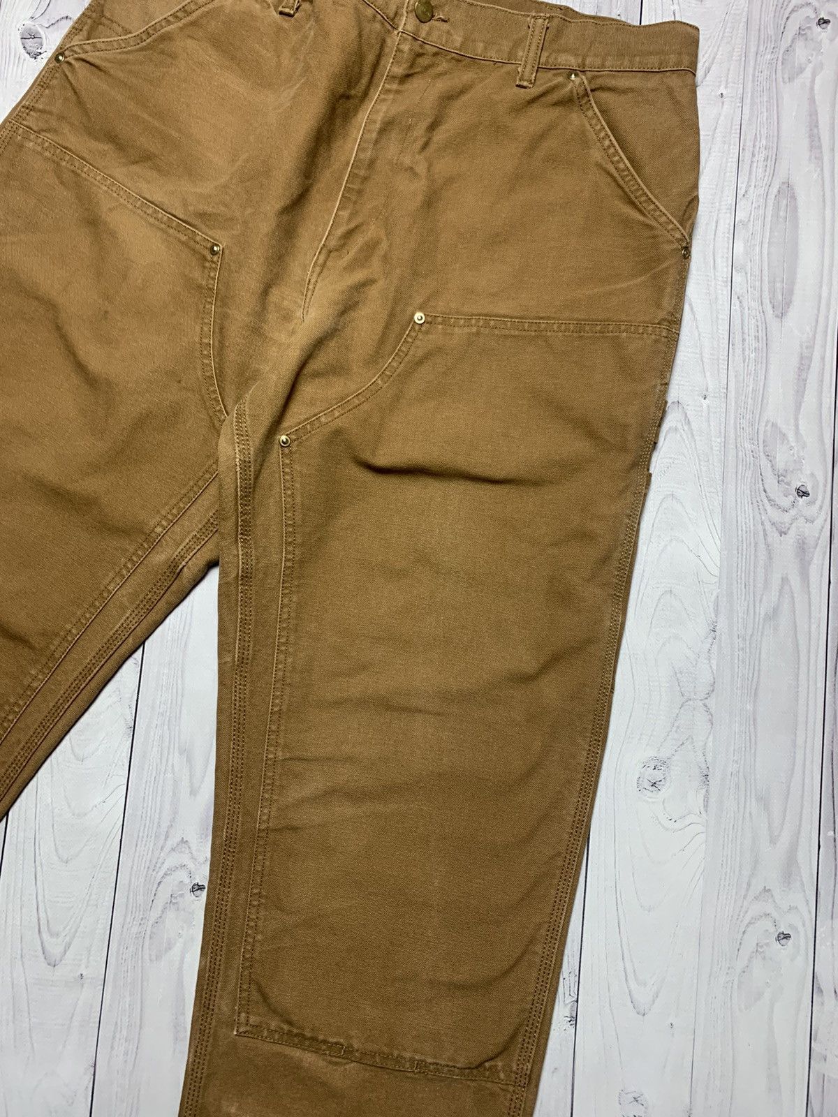 Carhartt × Carhartt Wip × Vintage Vintage Carhartt Wip Work denim pants pocket size 33 Size US 33 - 7 Thumbnail