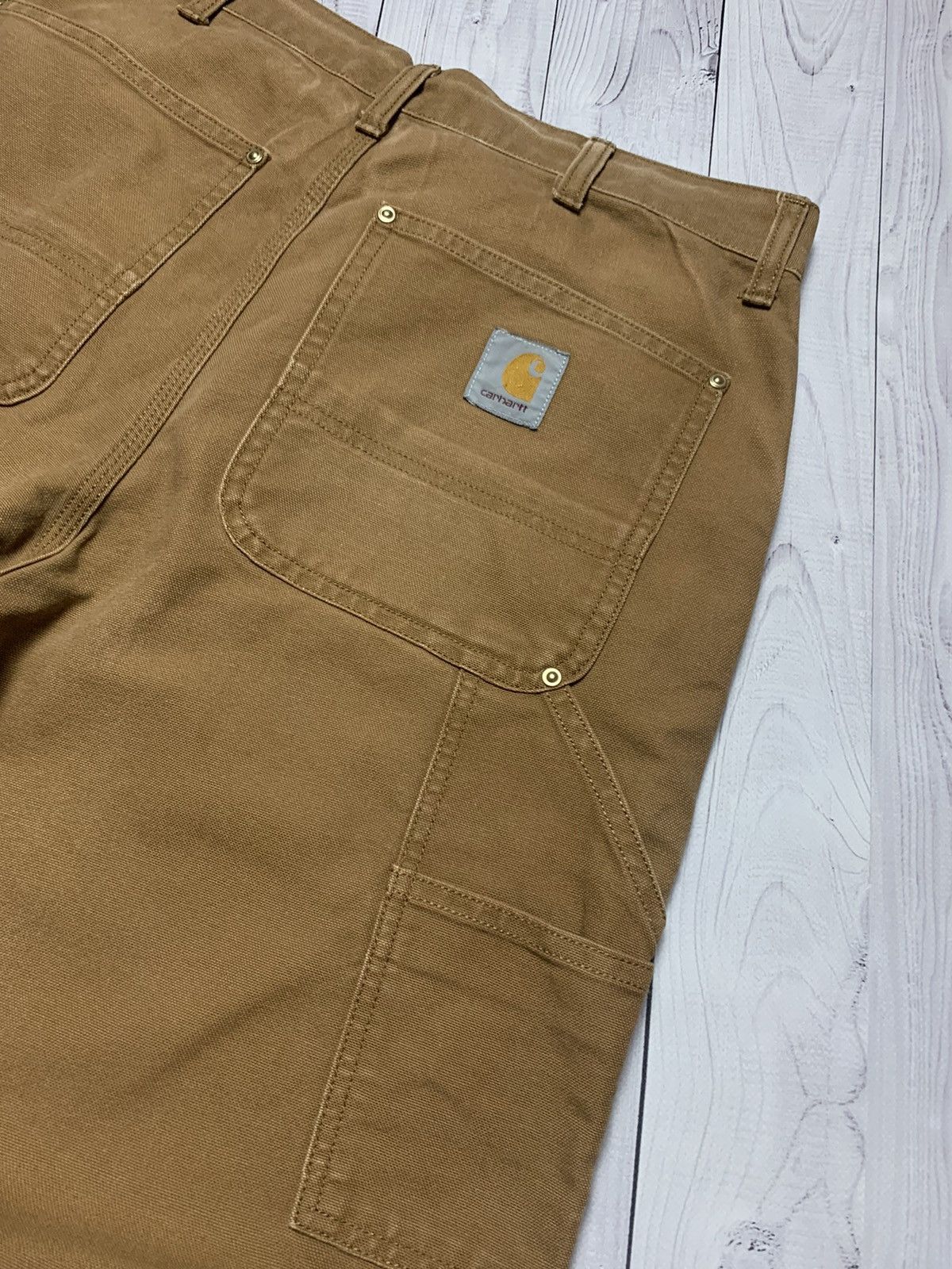 Carhartt × Carhartt Wip × Vintage Vintage Carhartt Wip Work denim pants pocket size 33 Size US 33 - 3 Thumbnail
