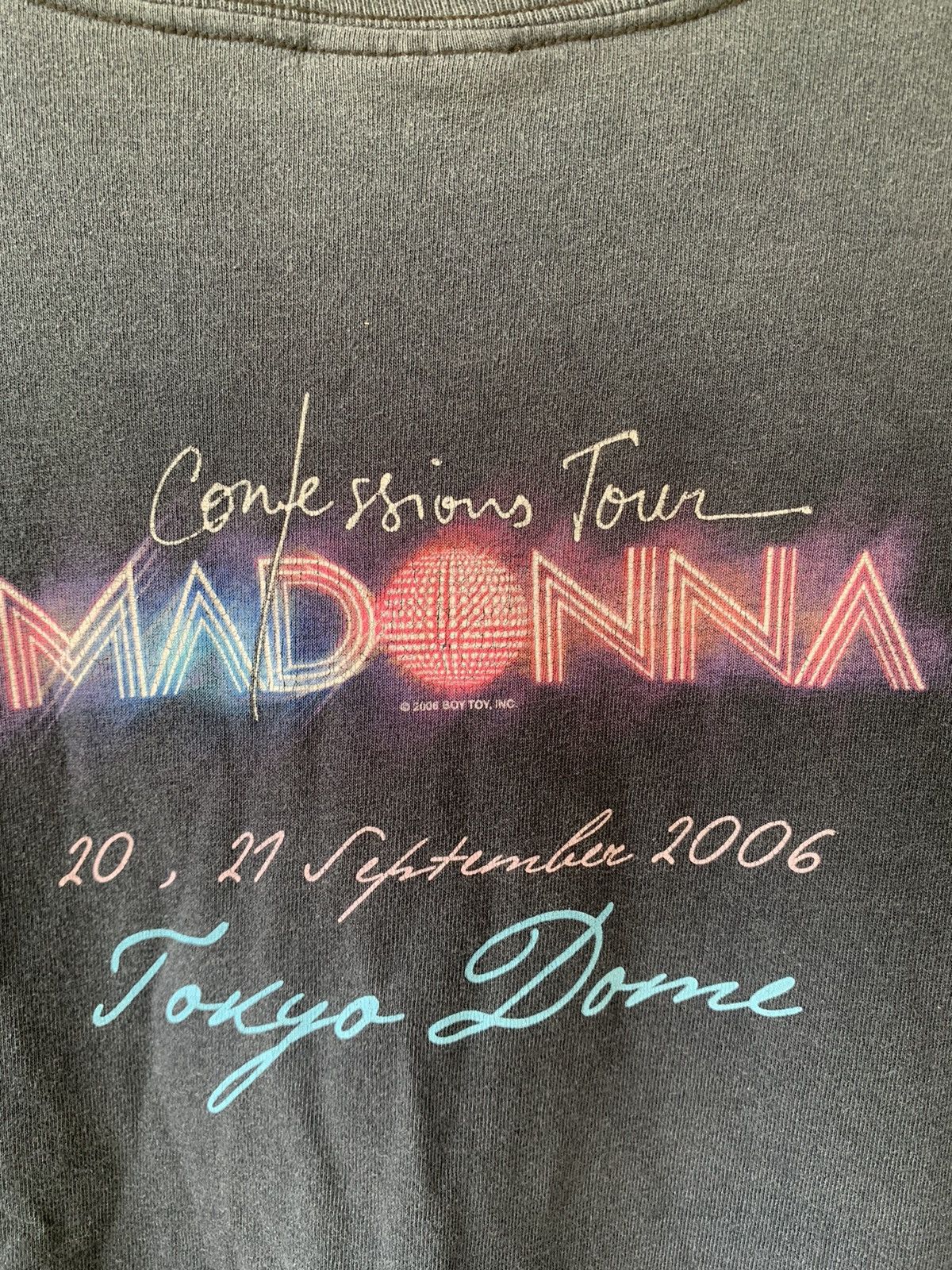 Band Tees Vintage 00s Madonna Confession Tour Tokyo Dome 2006 Tee Size US M / EU 48-50 / 2 - 4 Thumbnail
