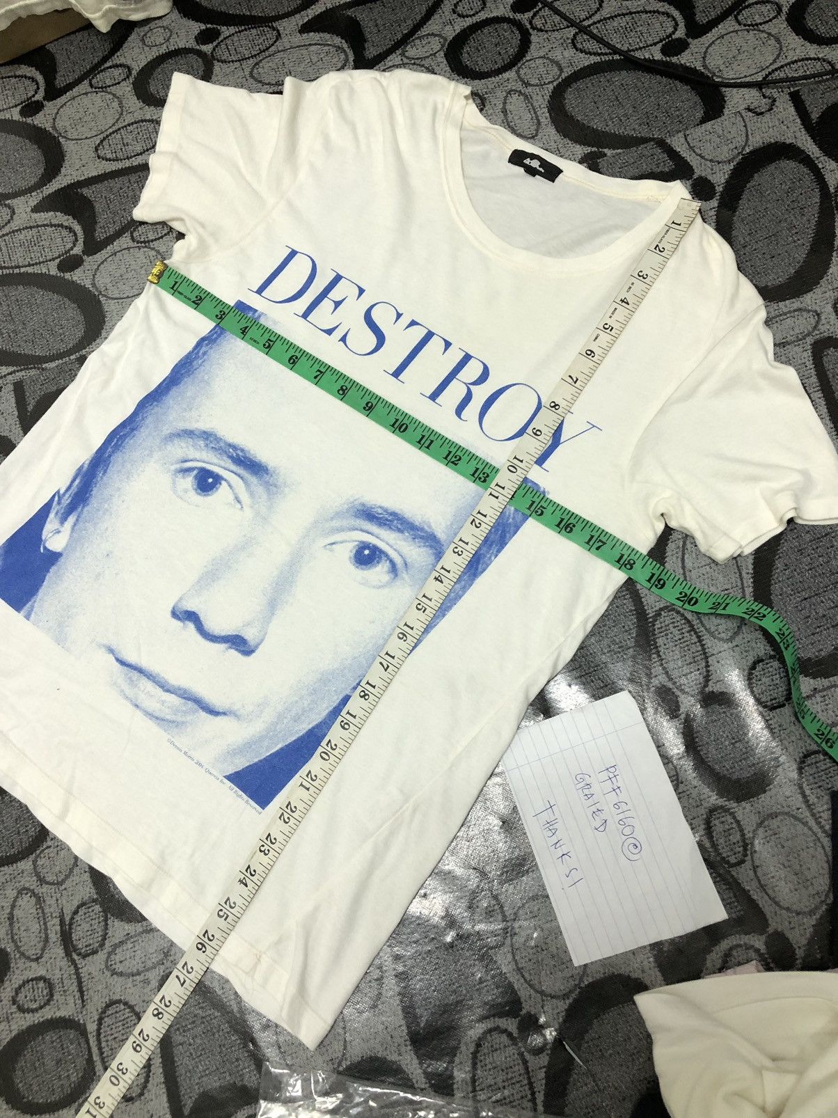 Band Tees Dennis Morris Rotten Destroy Pil Sex Pistol 2004 Size US S / EU 44-46 / 1 - 14 Thumbnail