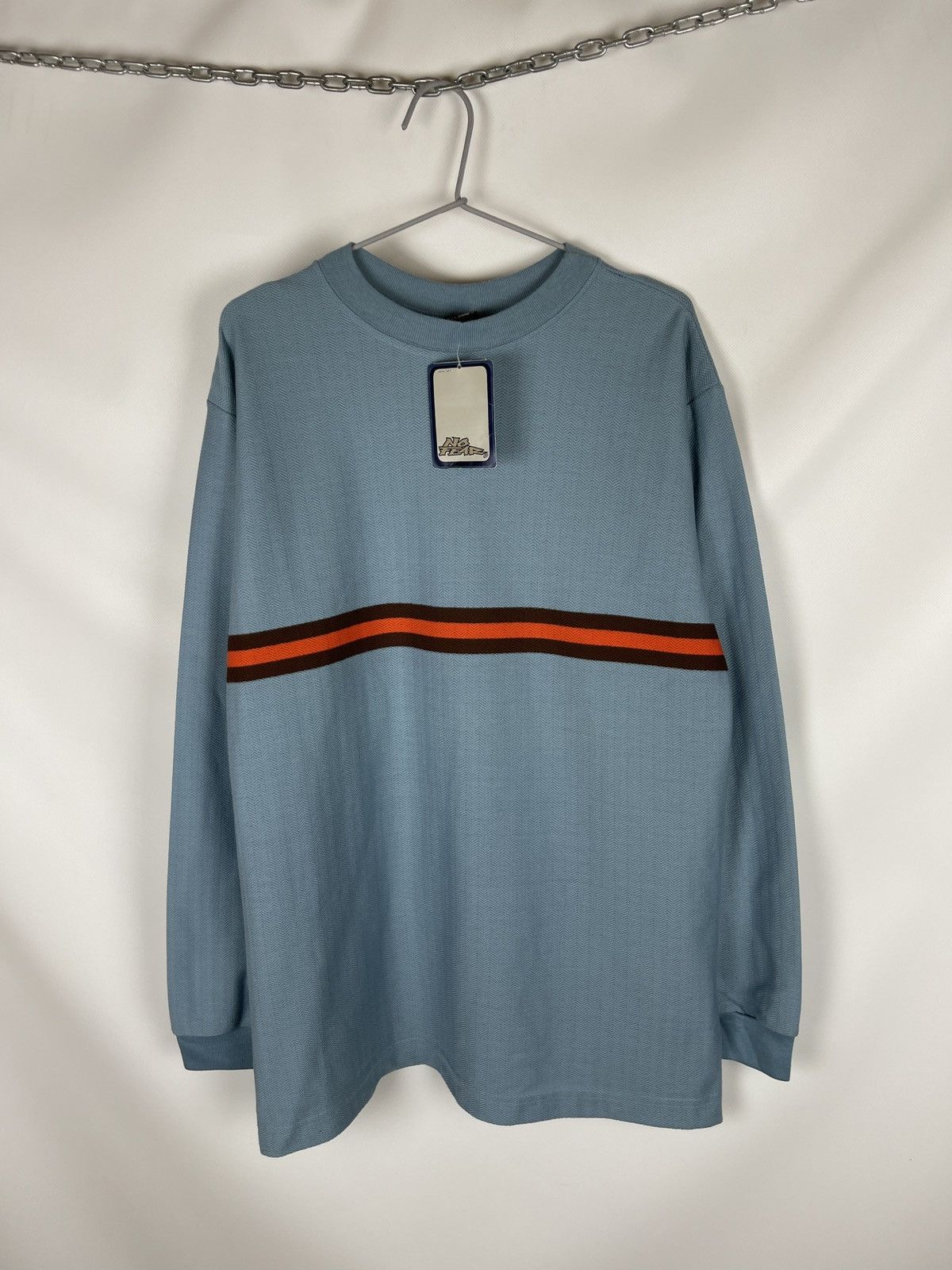 No Fear × Vintage No Fear vintage striped made in USA cotton long sleeve tee Size US L / EU 52-54 / 3 - 1 Thumbnail