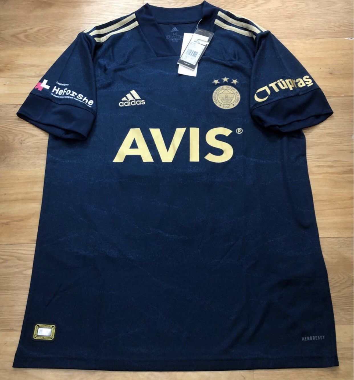 Image of Adidas Fenerbahce 20/21 Away Shirt 67 Ozil in Navy, Men's (Size Small)