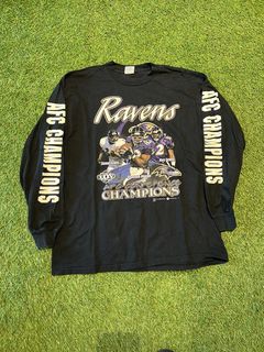 2001 Ray Jamal Lewis Baltimore Ravens Super Bowl XXXV NFL T Shirt Size  Large – Rare VNTG