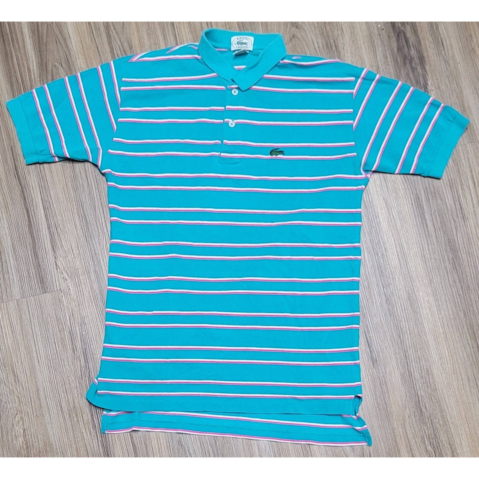 Lacoste Vtg Izod Lacoste Striped Polo Shirt | Grailed