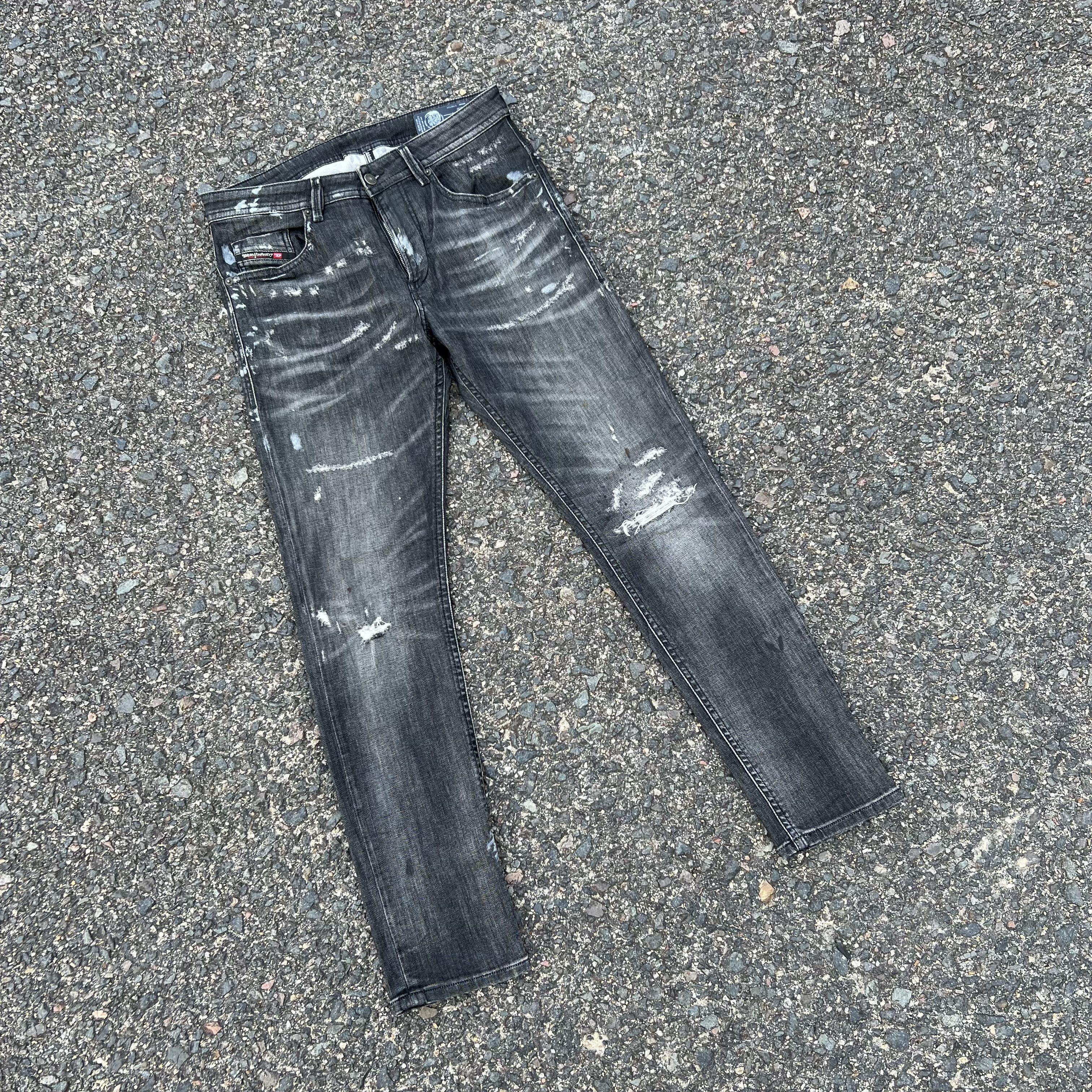 Vintage Diesel Jeans Distressed Super Black Denim