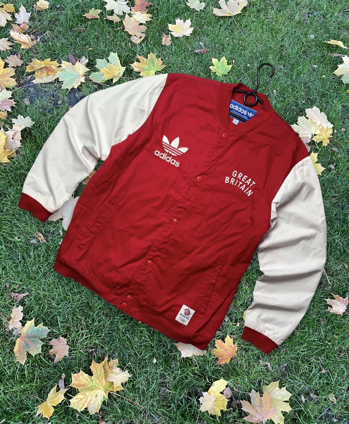 Adidas Adidas bomber Olympic games England Great Britain rare XL | Grailed