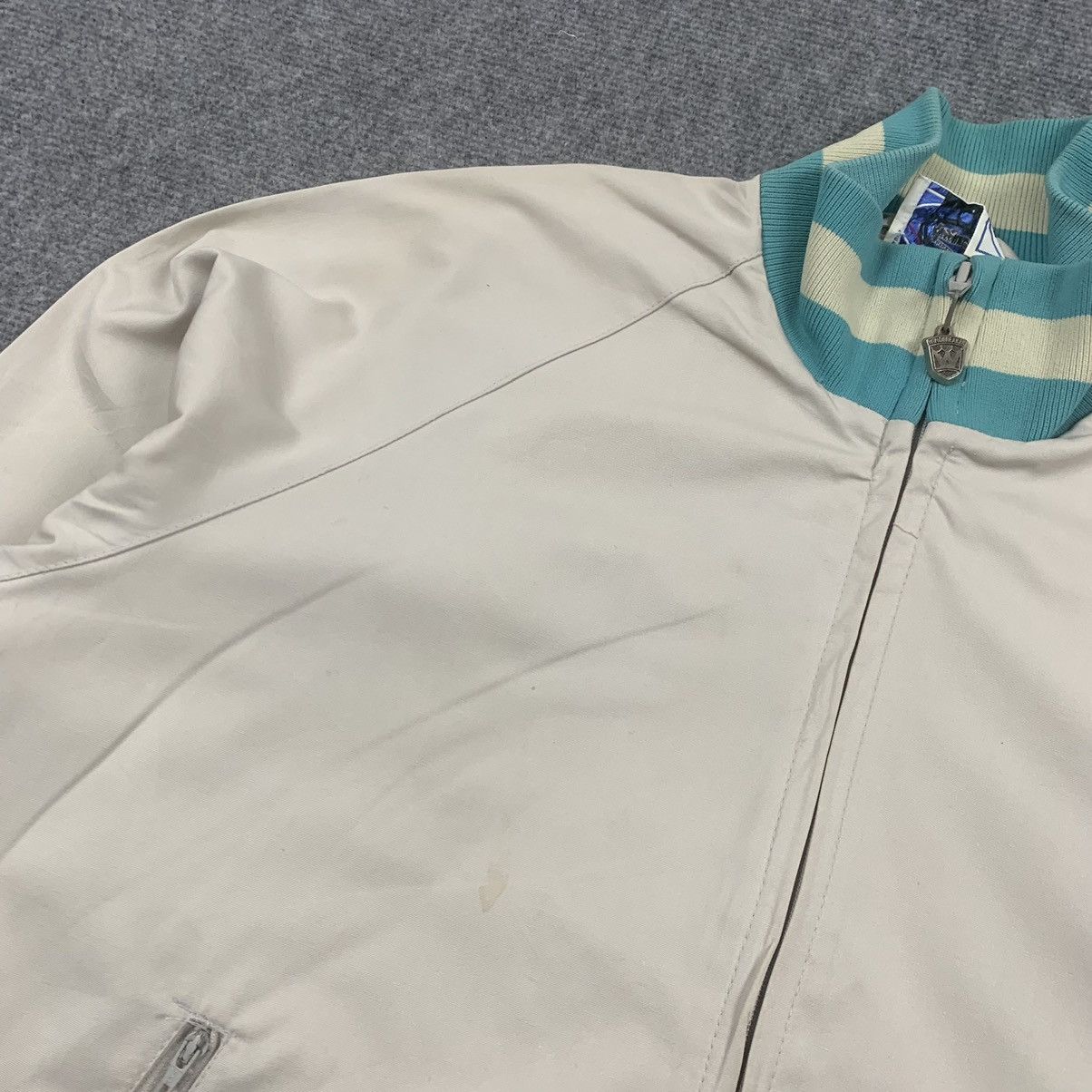 Lacoste × Vintage Vintage 90s Lacoste Bomber Zipper Jacket Size US L / EU 52-54 / 3 - 6 Thumbnail