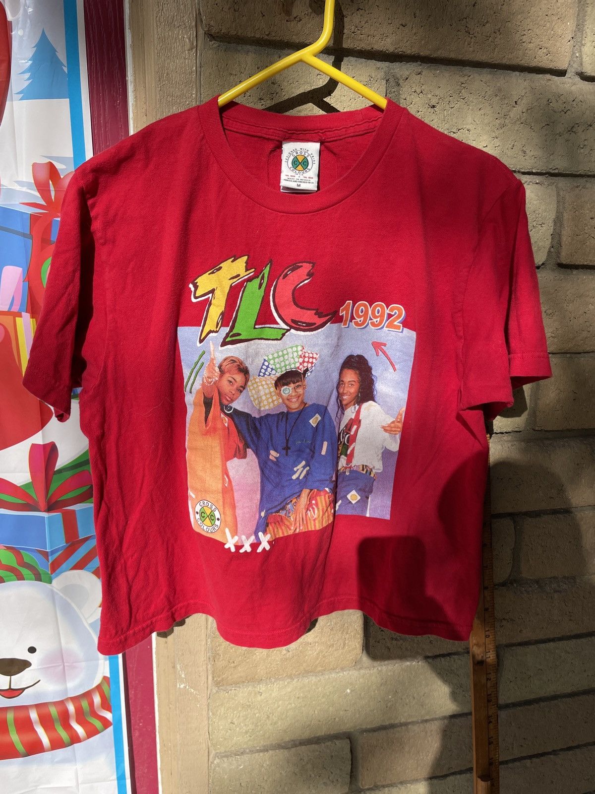 TLC 1992 Cross Colours vintage hip hop tshirt
