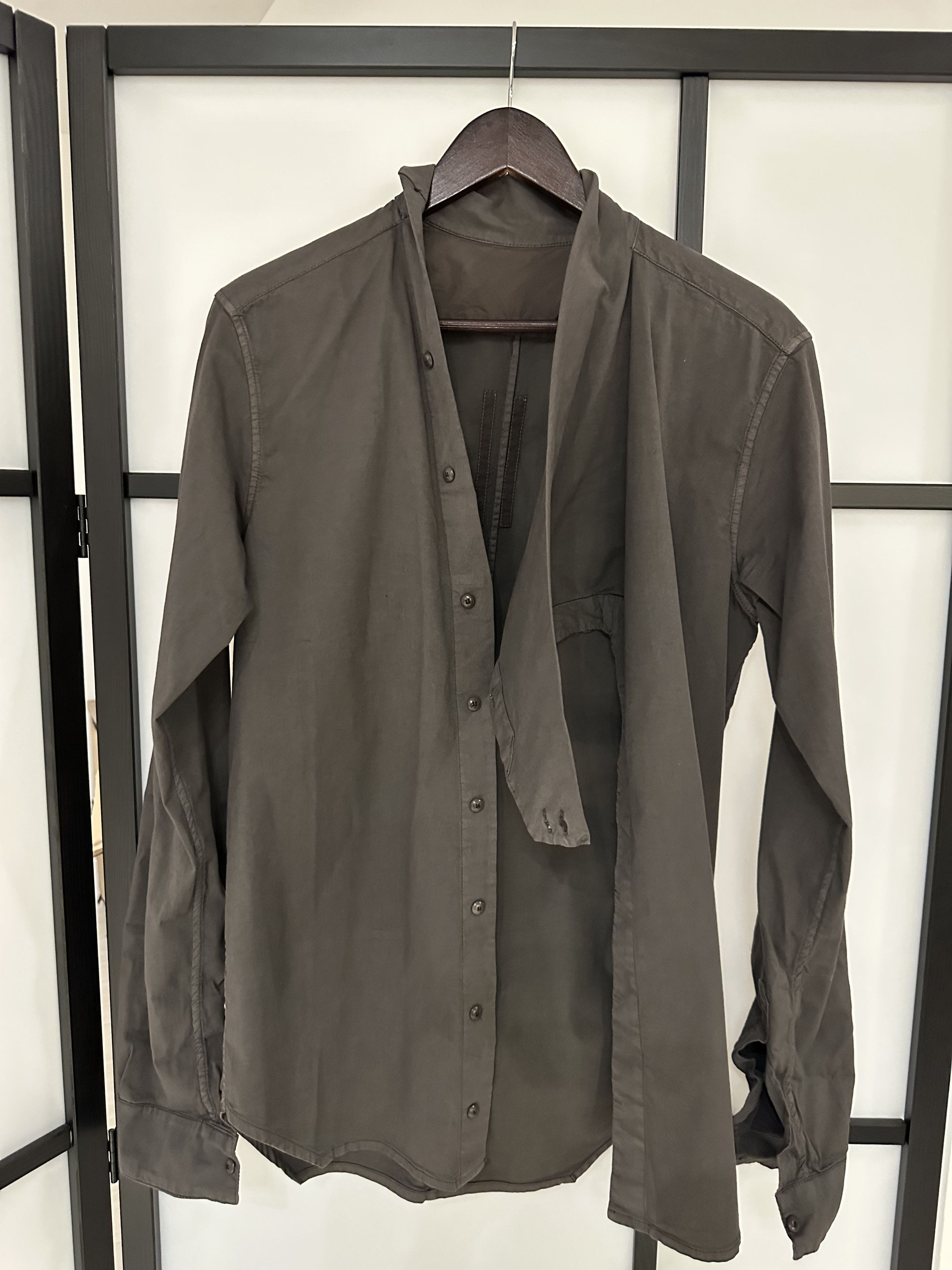 Rick Owens RARE 2013 - 2015 Vintage Duster Shirt Size US S / EU 44-46 / 1 - 1 Thumbnail