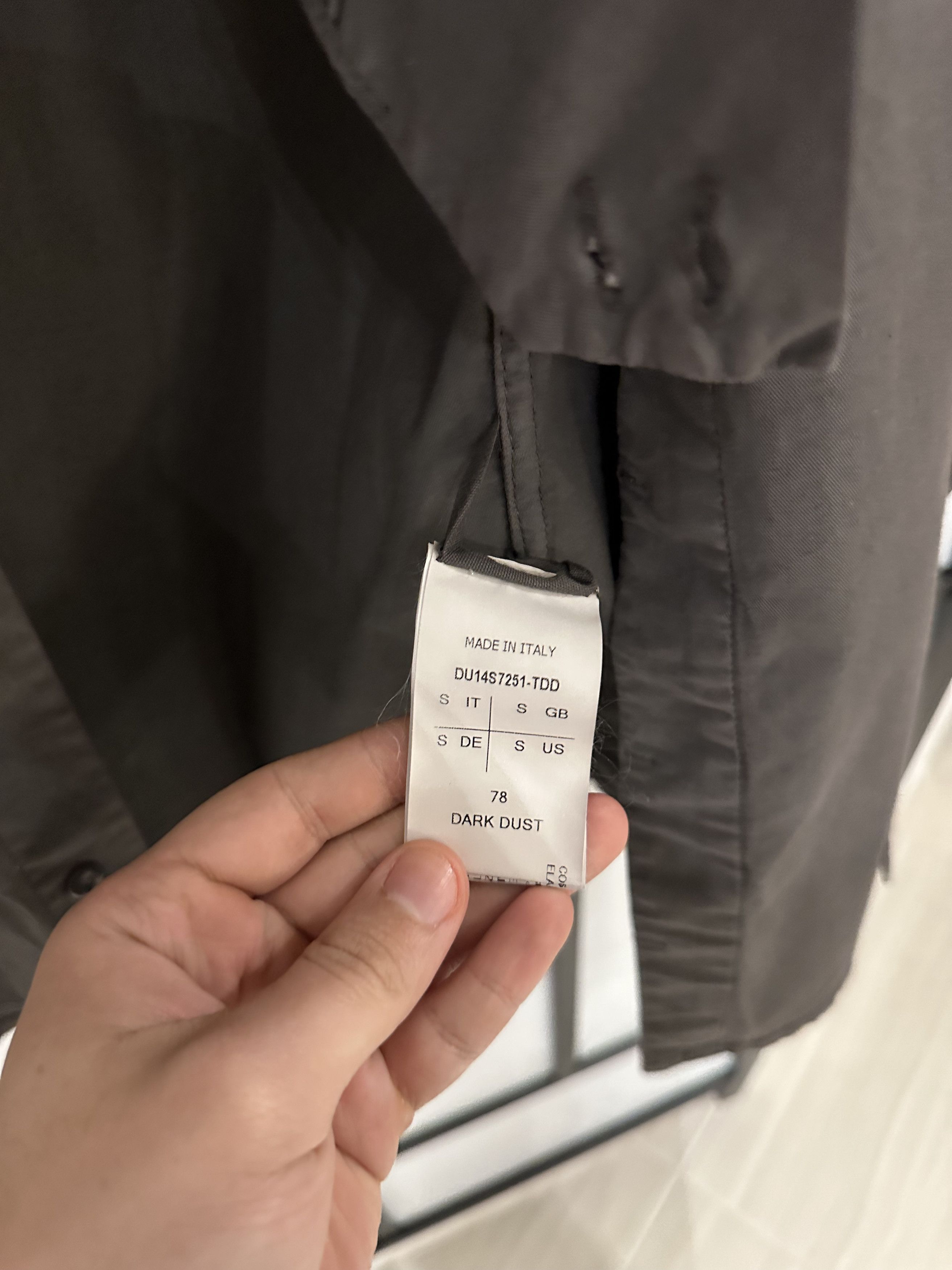 Rick Owens RARE 2013 - 2015 Vintage Duster Shirt Size US S / EU 44-46 / 1 - 5 Thumbnail