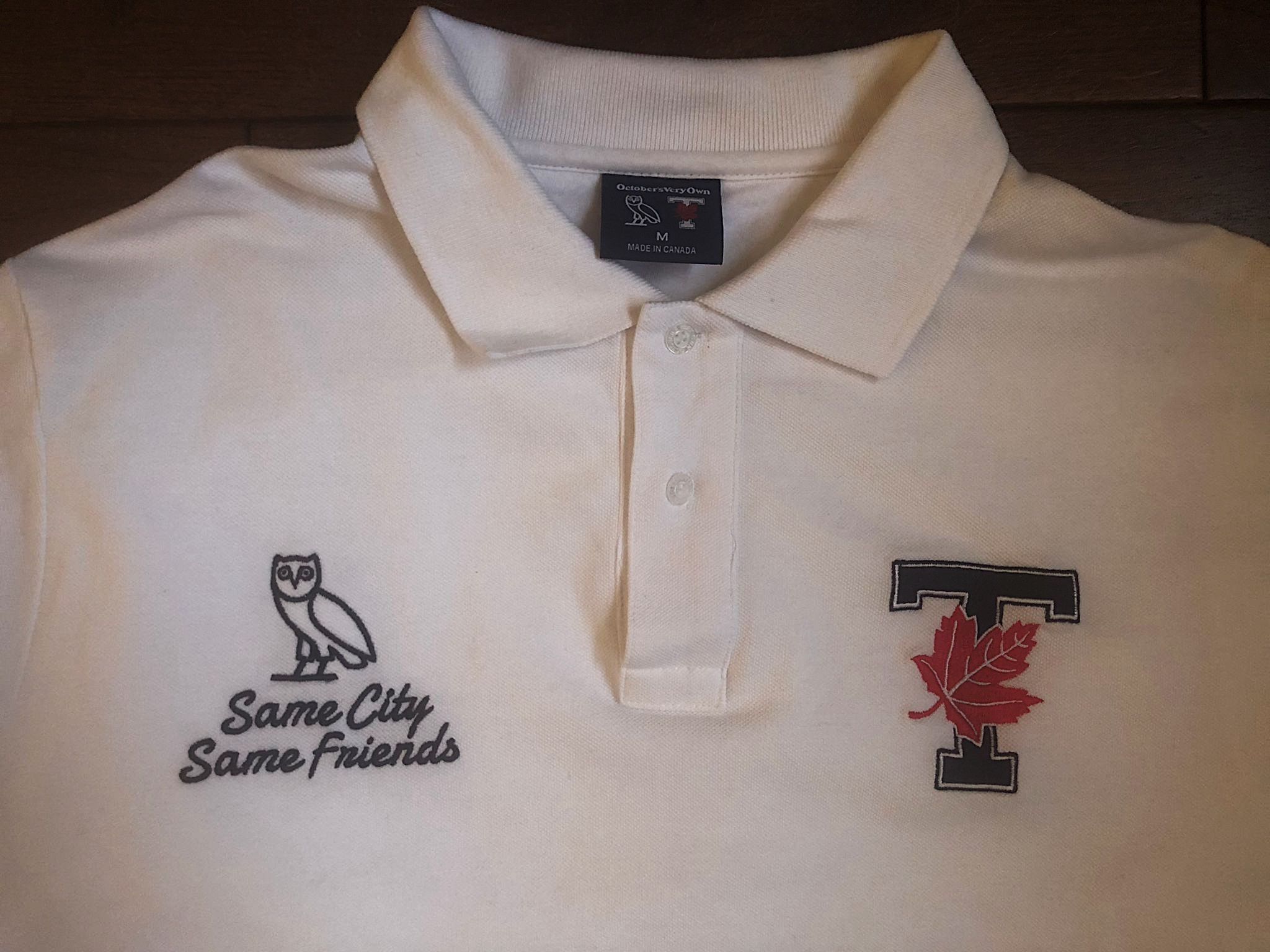 October's Very Own OVO UofT Polo Shirt (White) Size US M / EU 48-50 / 2 - 2 Thumbnail