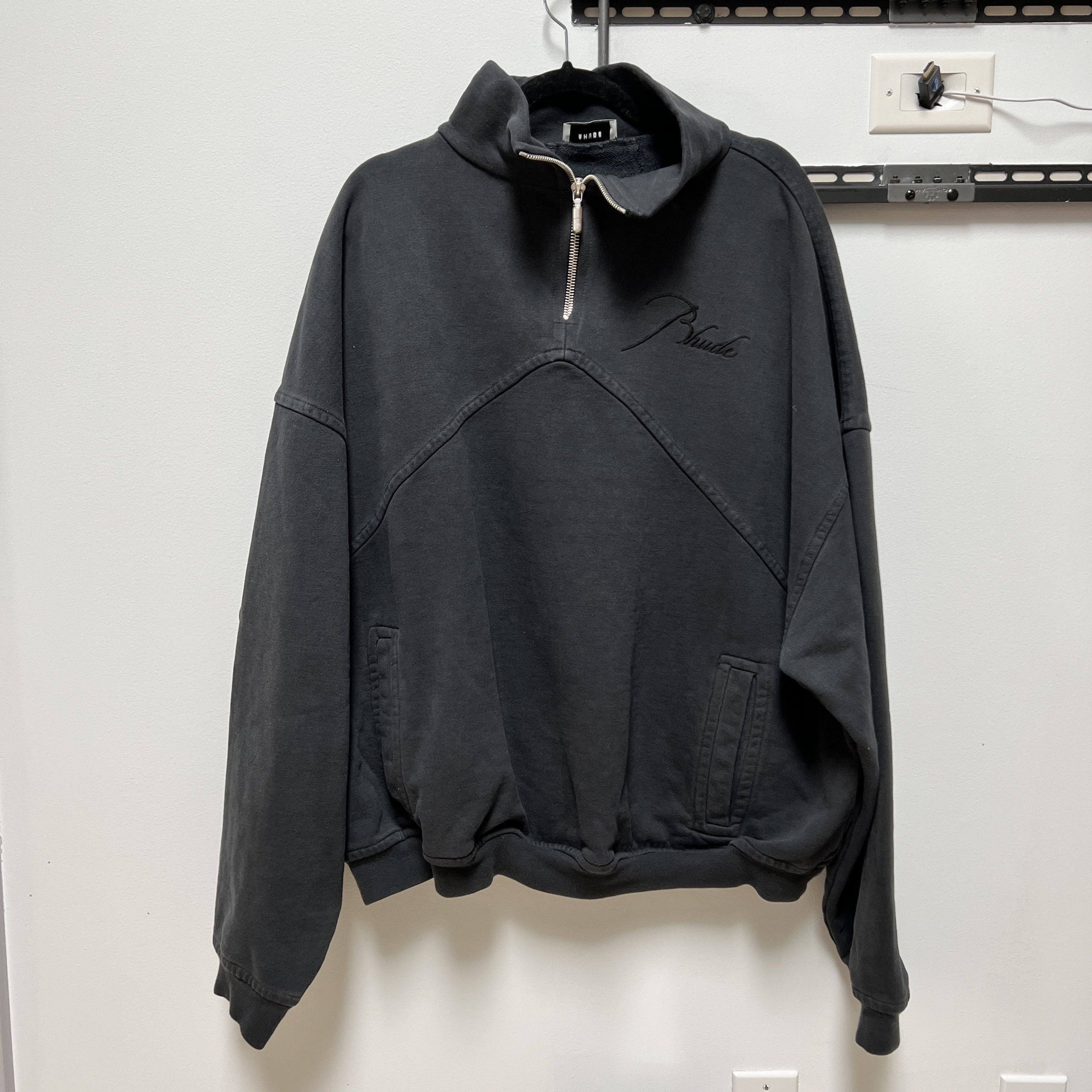 Rhude Rhude Quarter Zip Sweatshirt Size US L / EU 52-54 / 3 - 1 Thumbnail