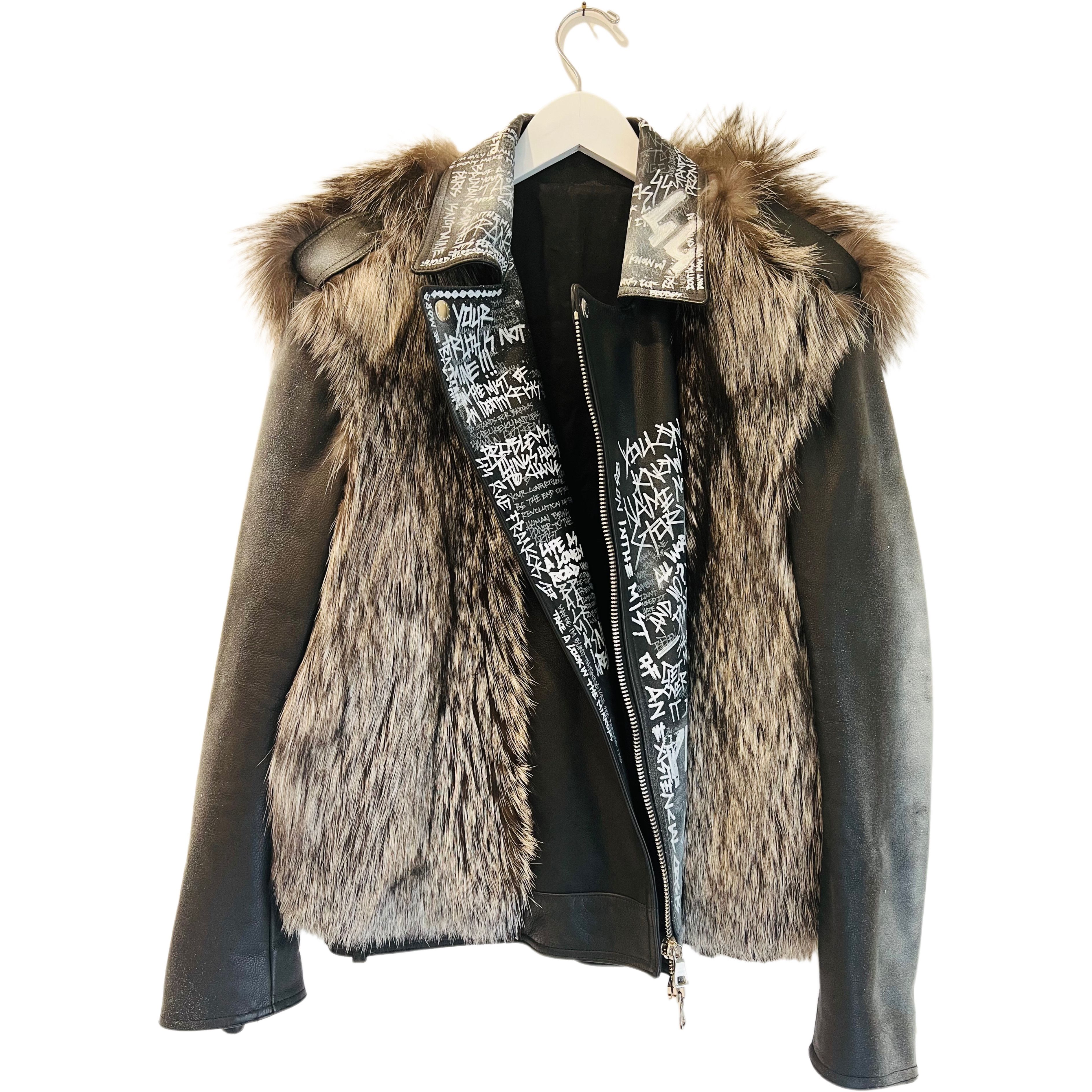 Balmain Fur Jacket | Grailed