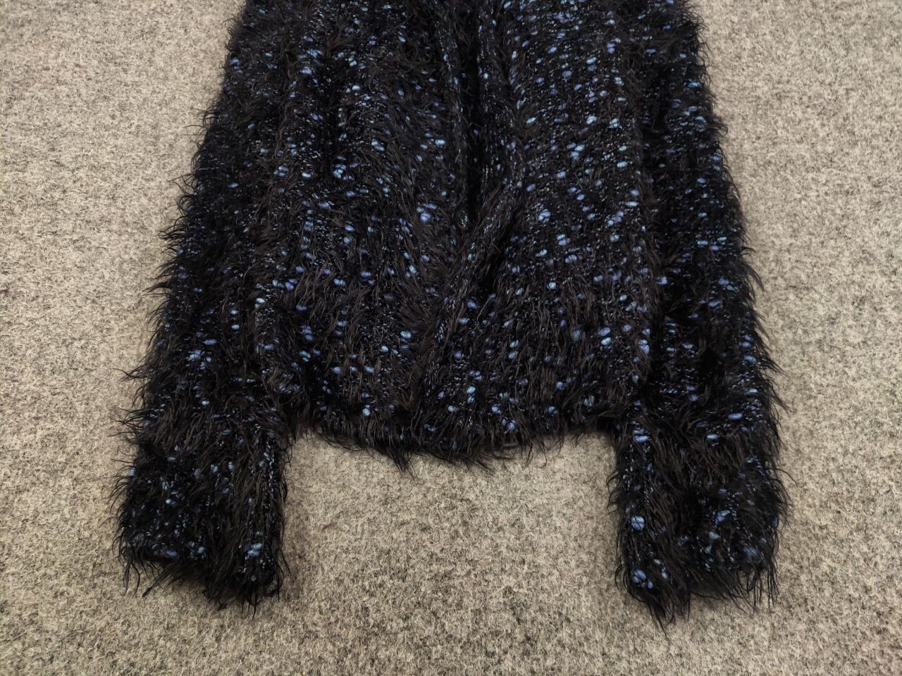 Japanese Brand Vintage 90's Japanese Cardigan Mohair Style Fuzzy Sweater Size M / US 6-8 / IT 42-44 - 9 Thumbnail