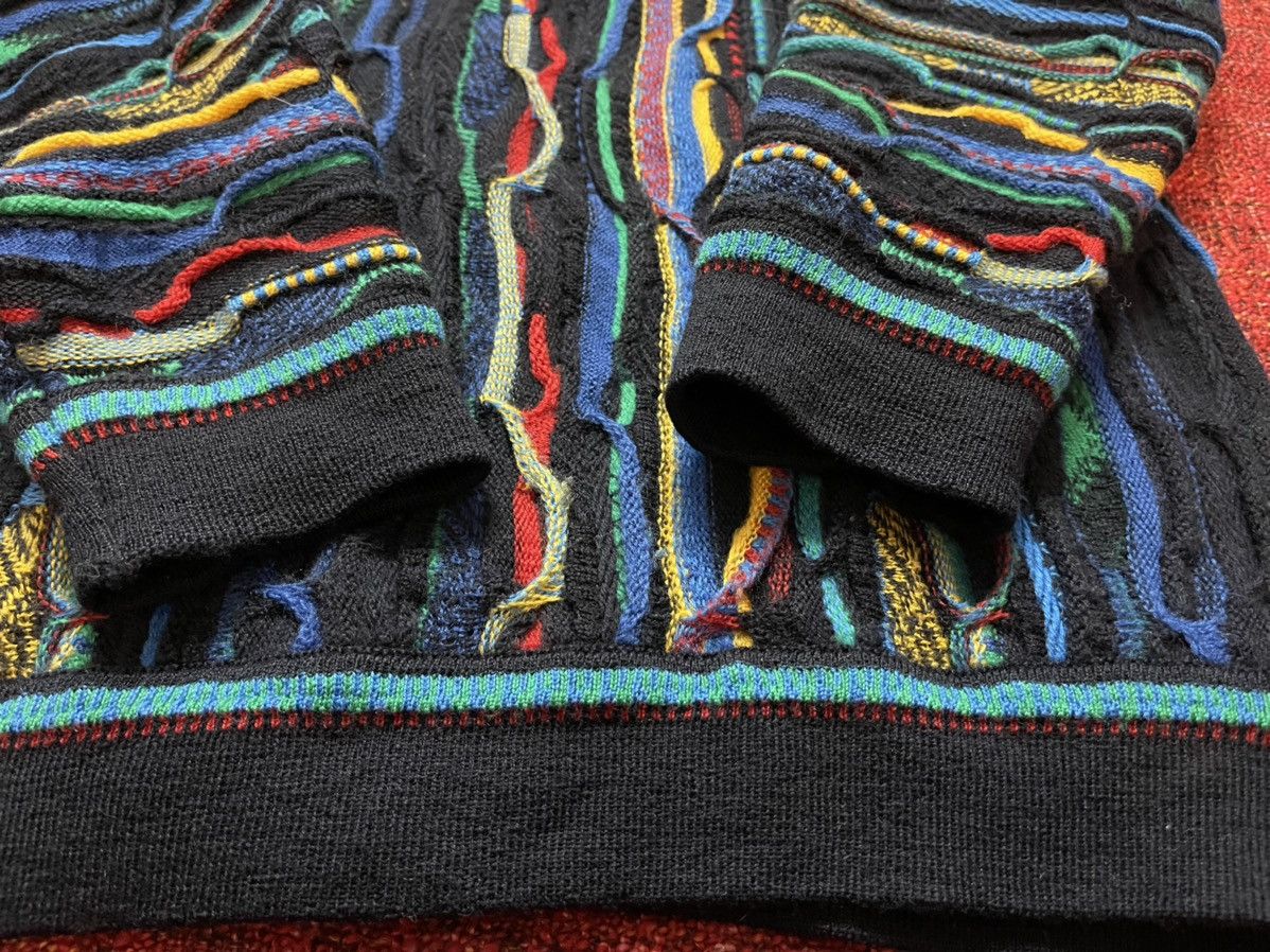 Purely Australian Wool multicolor hotsell 3D Woven Sweater men’s Size medium