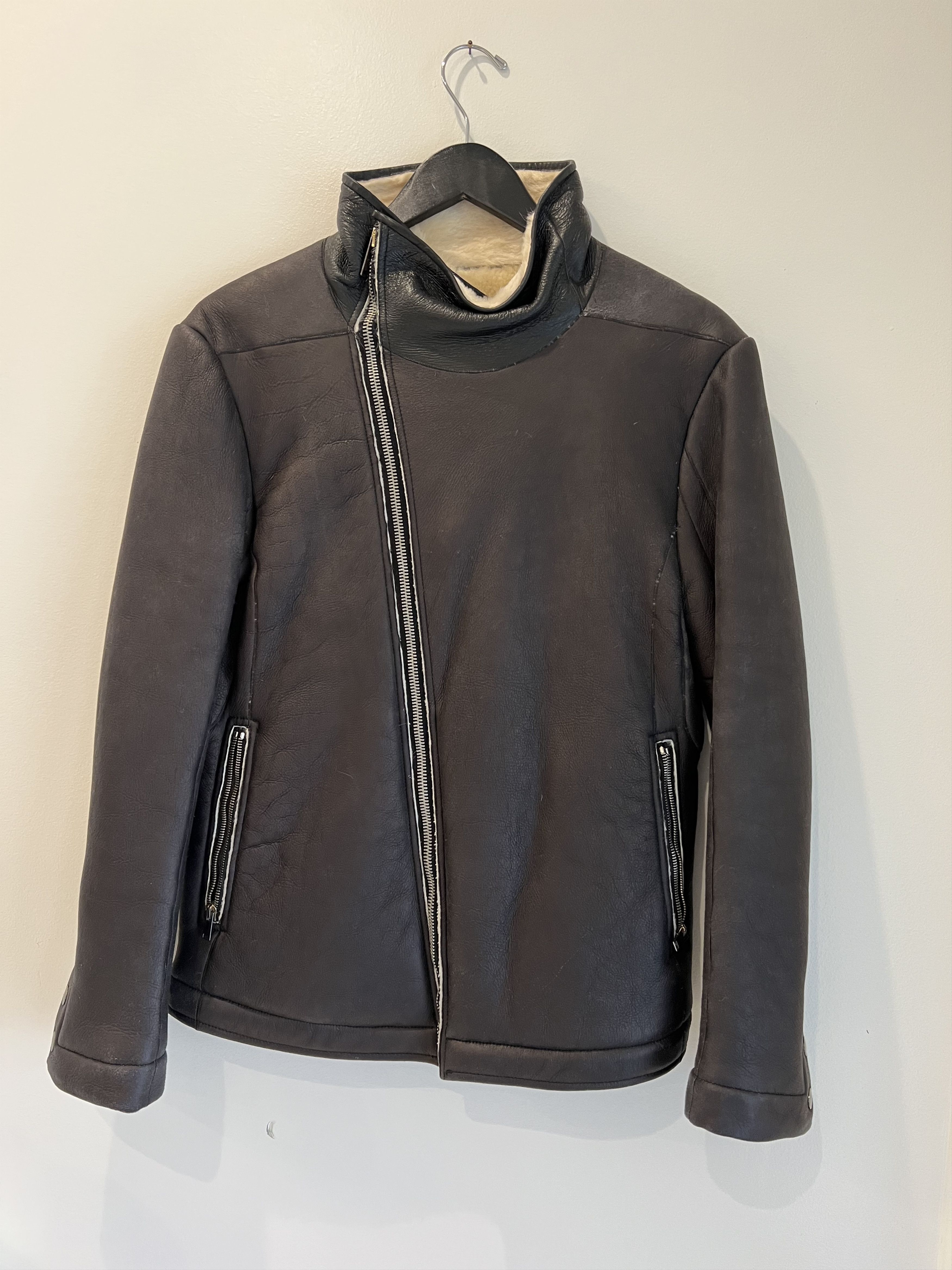 Rick Owens Rich Owens Shearling Leather Jacket Size US M / EU 48-50 / 2 - 2 Thumbnail