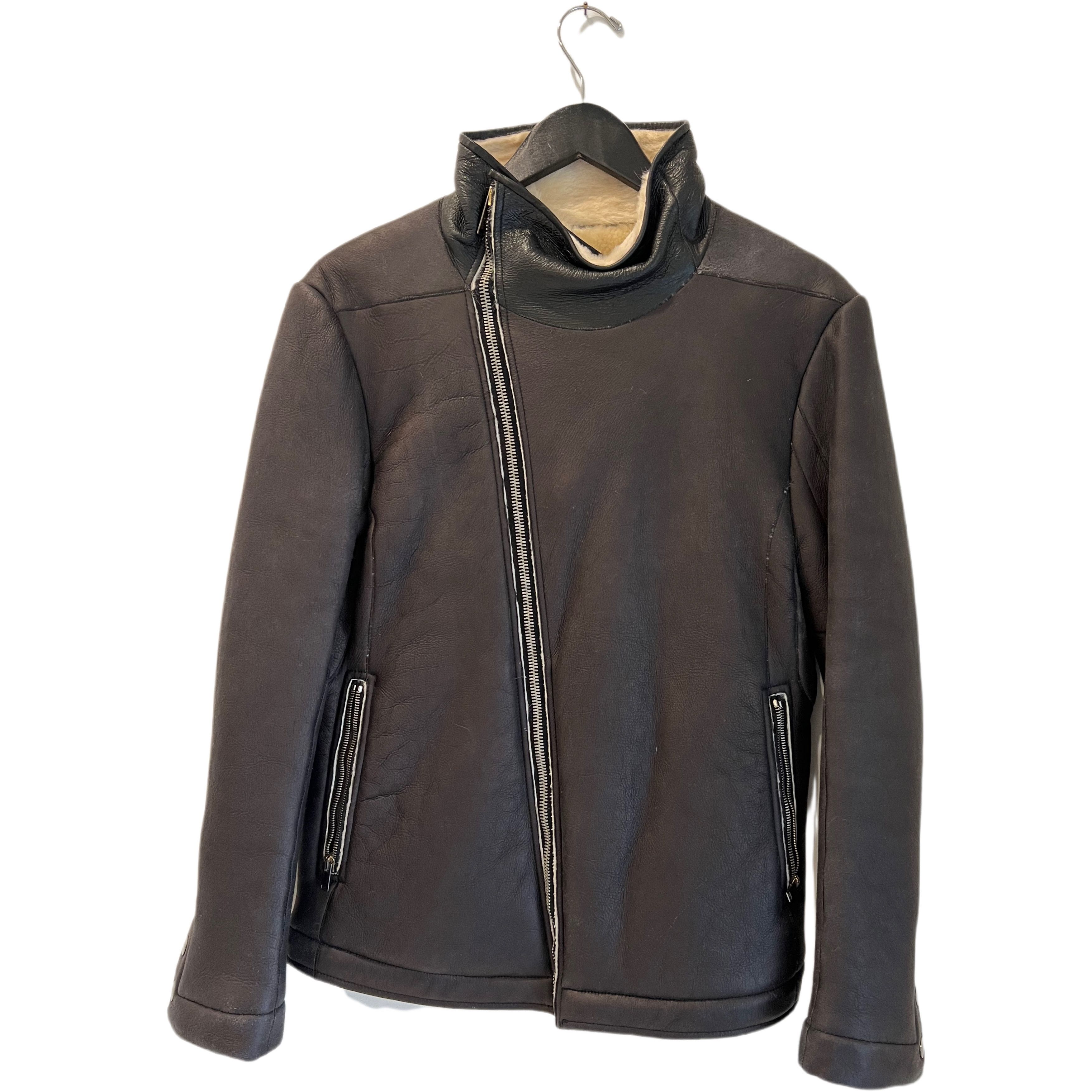 Rich Owens Shearling Leather Jacket