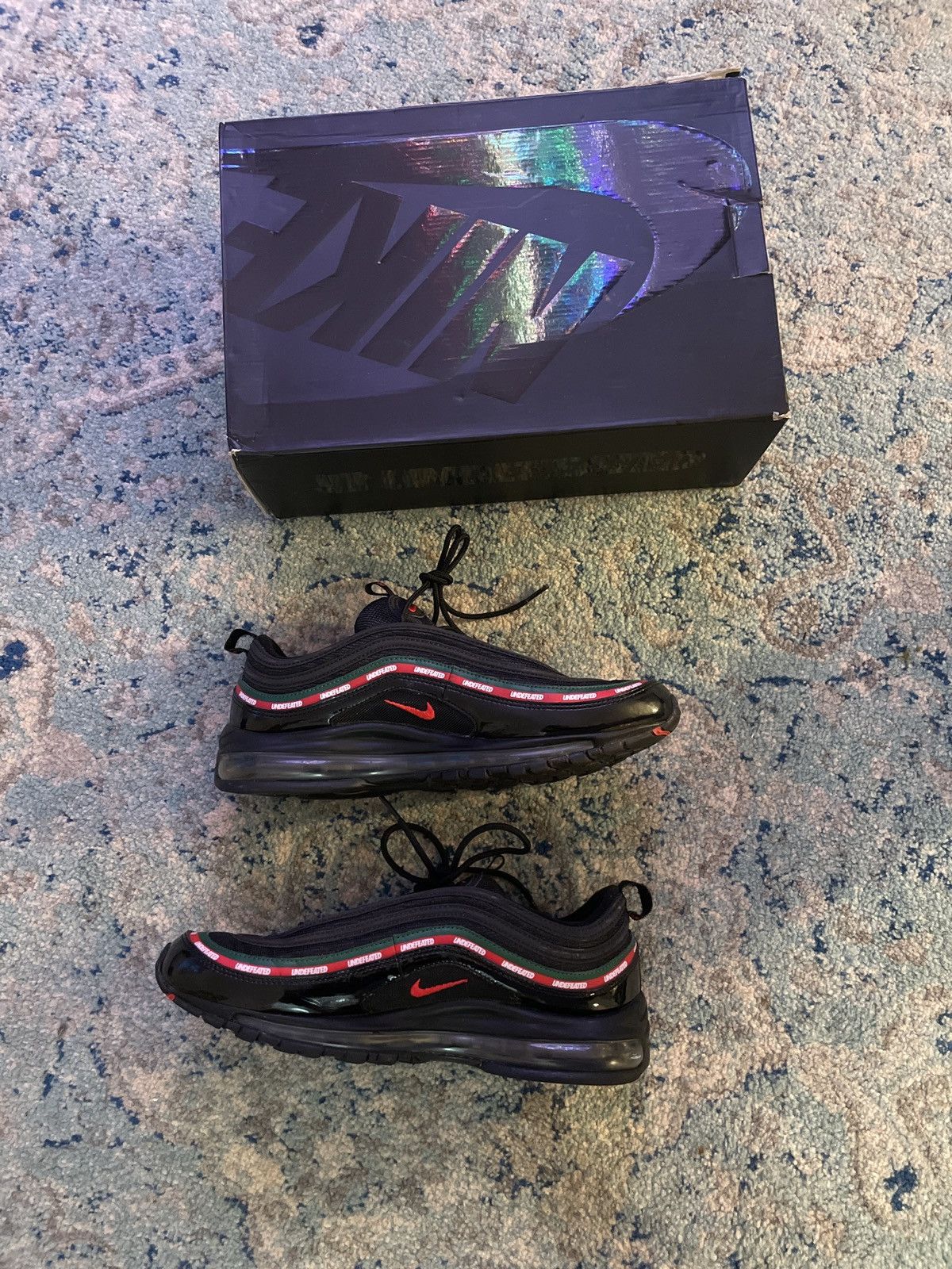 Nike × Undefeated Nike X UNDEFEATED air max 97 OG (black) Size US 11.5 / EU 44-45 - 2 Thumbnail