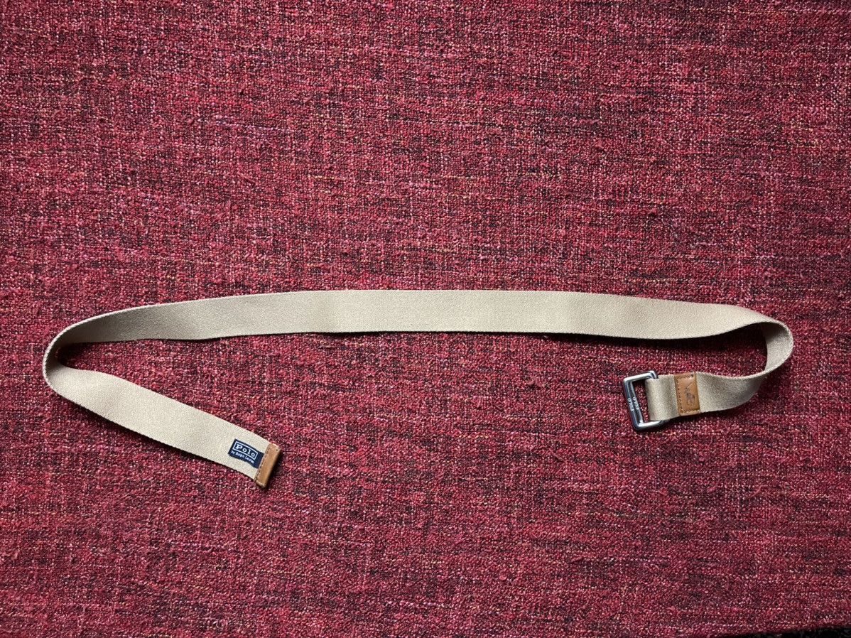 Polo Ralph Lauren × Ralph Lauren × Vintage Polo Ralph Lauren vintage beige belt Size ONE SIZE - 3 Thumbnail