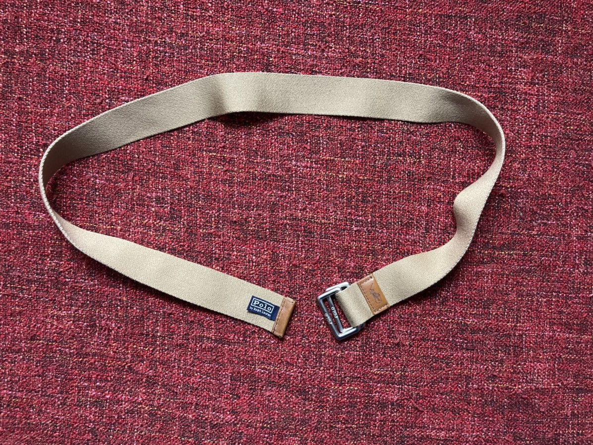 Polo Ralph Lauren × Ralph Lauren × Vintage Polo Ralph Lauren vintage beige belt Size ONE SIZE - 1 Thumbnail
