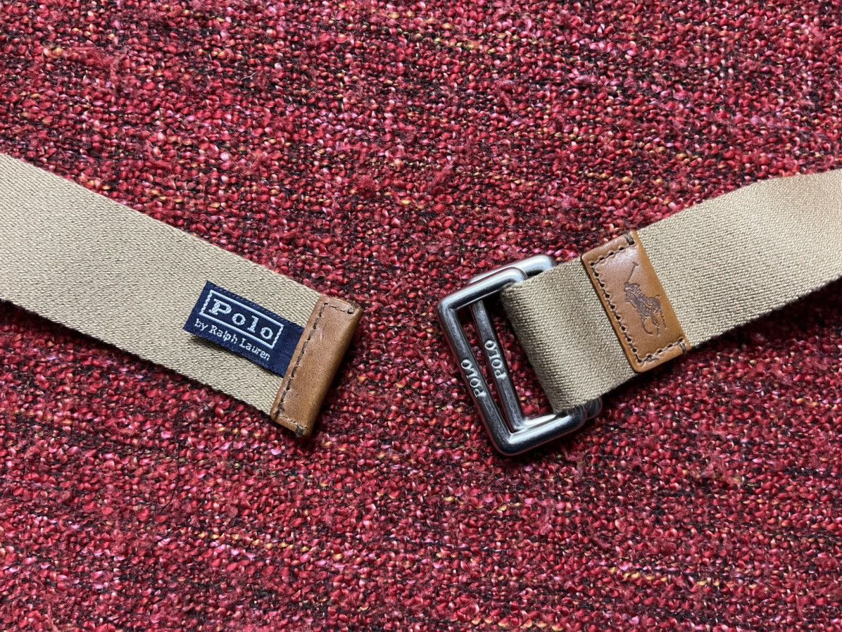 Polo Ralph Lauren × Ralph Lauren × Vintage Polo Ralph Lauren vintage beige belt Size ONE SIZE - 2 Thumbnail