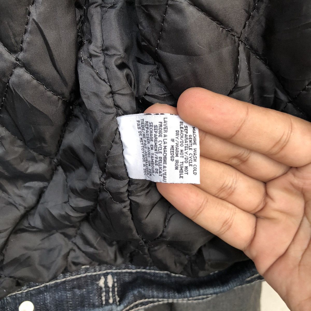 Japanese Brand Vintage Patchwork Born To Fly Jacket Denim Style Size US M / EU 48-50 / 2 - 11 Thumbnail