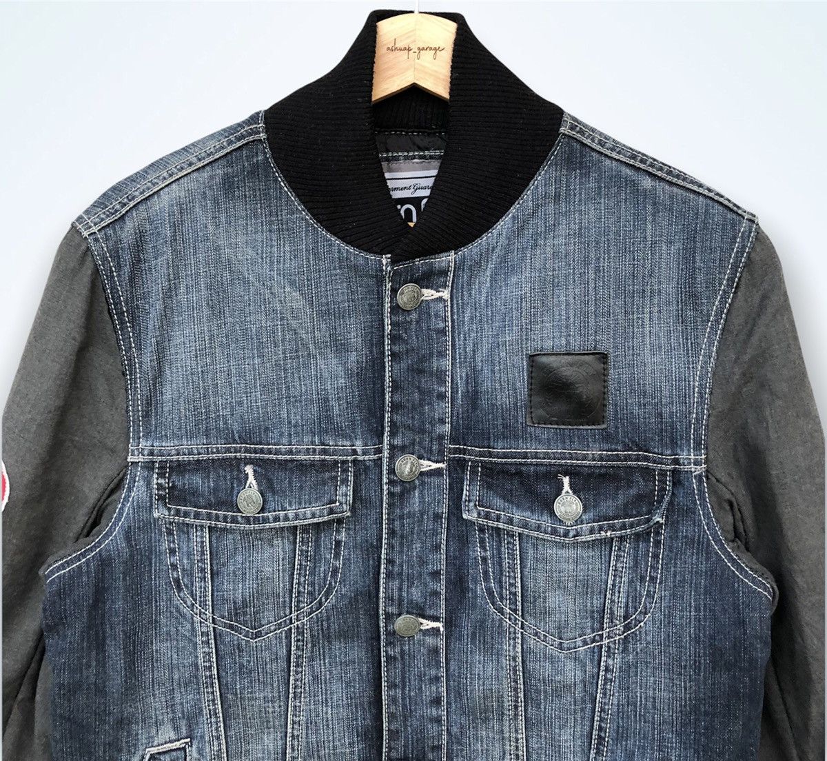 Japanese Brand Vintage Patchwork Born To Fly Jacket Denim Style Size US M / EU 48-50 / 2 - 2 Thumbnail