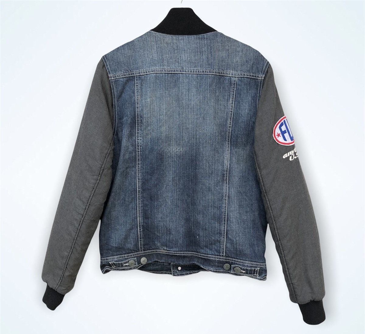 Japanese Brand Vintage Patchwork Born To Fly Jacket Denim Style Size US M / EU 48-50 / 2 - 7 Thumbnail