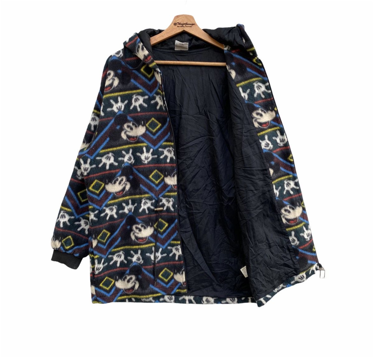 Mickey Mouse Vintage 90s Disney Mickey Mouse FullPrinted Fleece Jacket Size US M / EU 48-50 / 2 - 7 Thumbnail