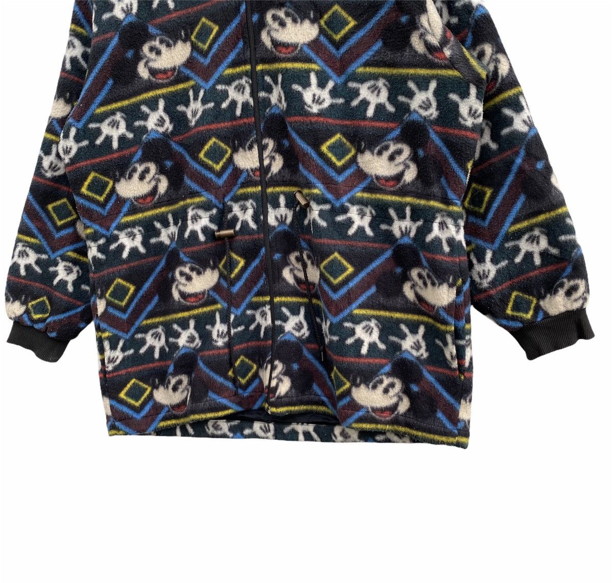Mickey Mouse Vintage 90s Disney Mickey Mouse FullPrinted Fleece Jacket Size US M / EU 48-50 / 2 - 4 Thumbnail
