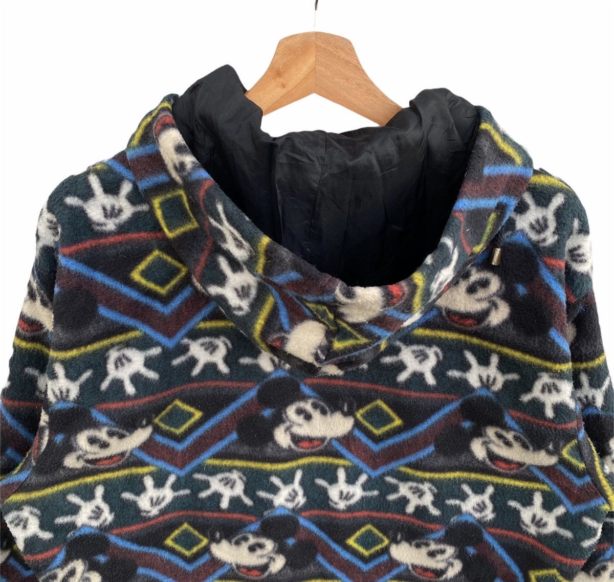 Mickey Mouse Vintage 90s Disney Mickey Mouse FullPrinted Fleece Jacket Size US M / EU 48-50 / 2 - 6 Thumbnail