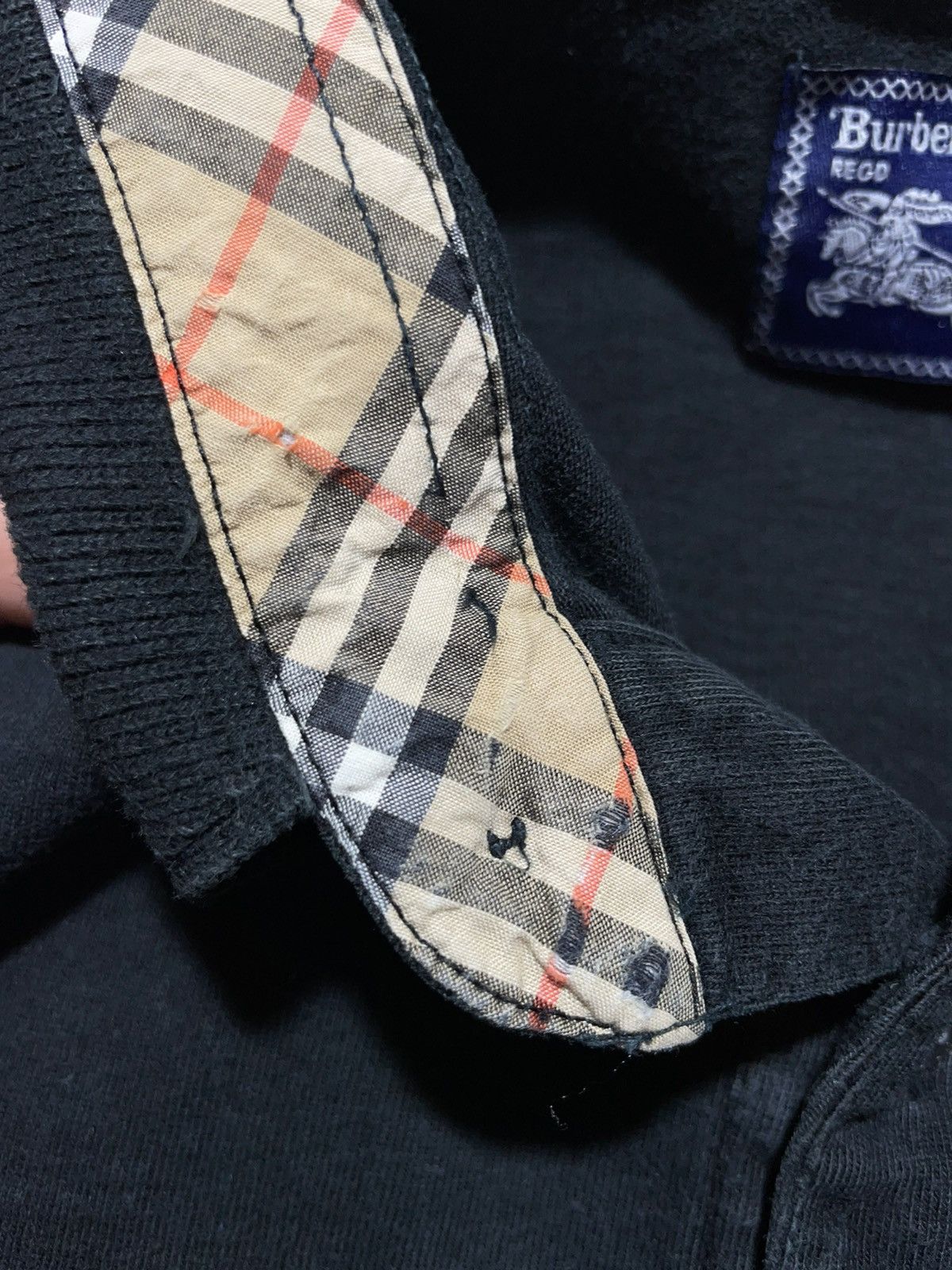 Burberry Burberry’s Vintage Longsleeve Polo Size US XL / EU 56 / 4 - 14 Thumbnail
