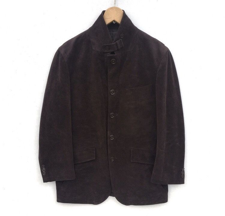 Yamamoto Suede Long Kimino Jacket