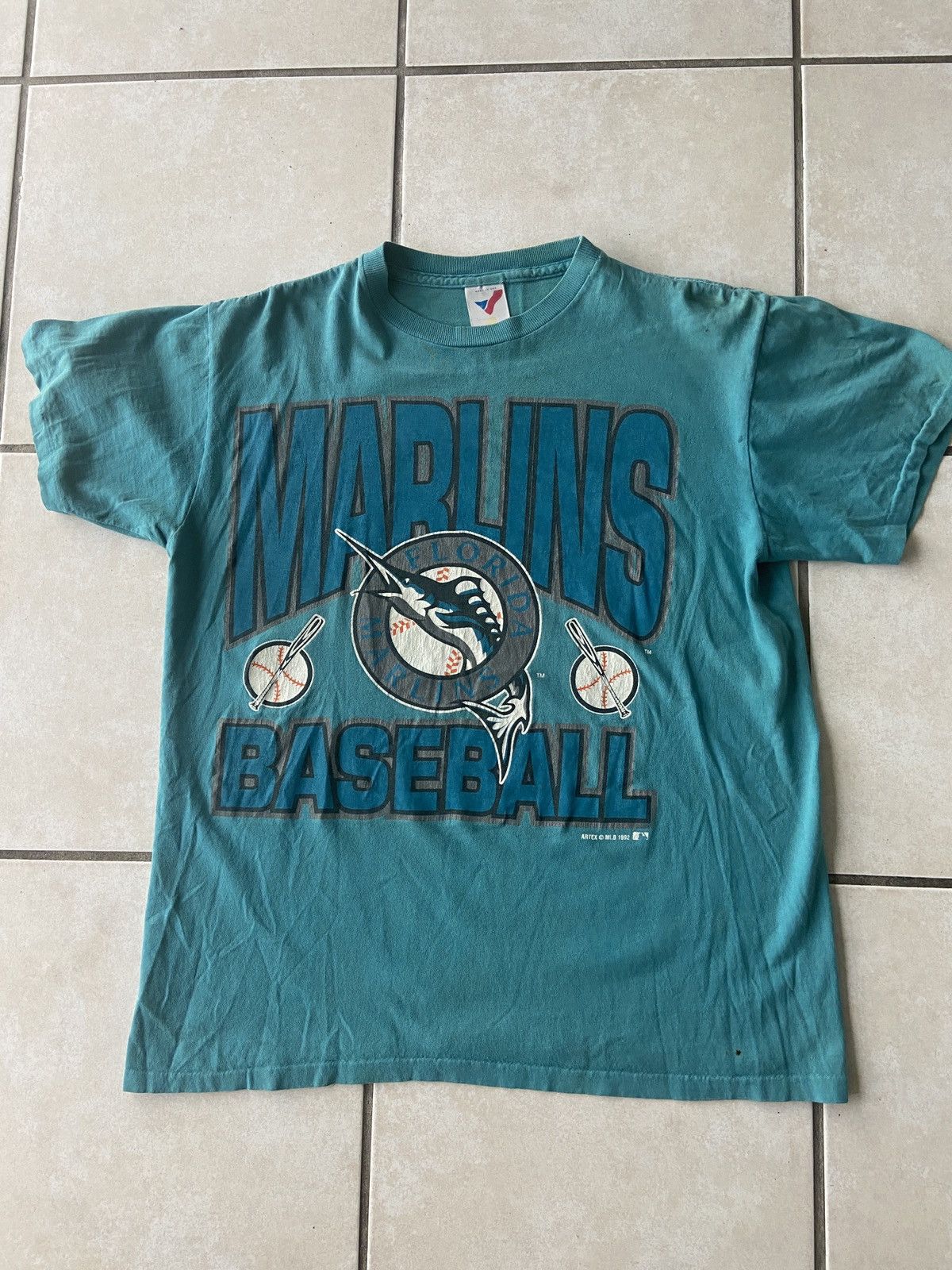 MLB × Vintage Vintage 1992 Florida Marlins Tee Size US L / EU 52-54 / 3 - 1 Thumbnail