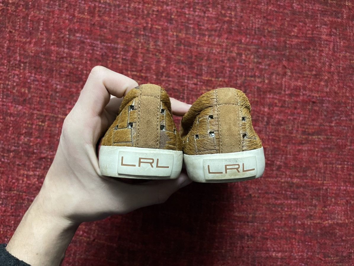 Lauren Ralph Lauren × Ralph Lauren × Vintage Ralph Lauren boho fur sneakers Bottega Veneta style Size US 7 / IT 37 - 6 Thumbnail