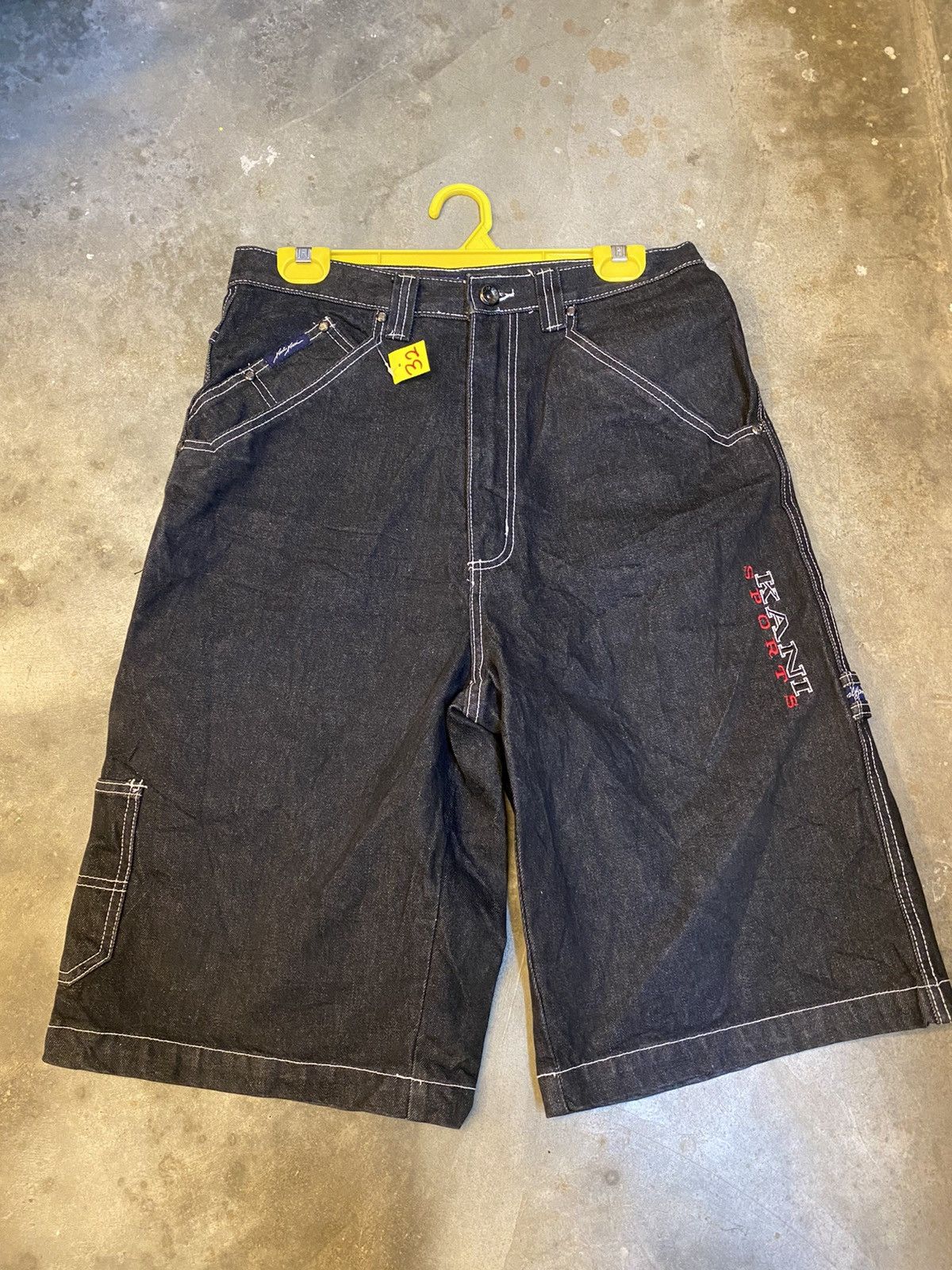 Karl Kani Vintage KARL KANI Embroidery 5 Pockets Quarter Pant Size US 31 - 6 Thumbnail