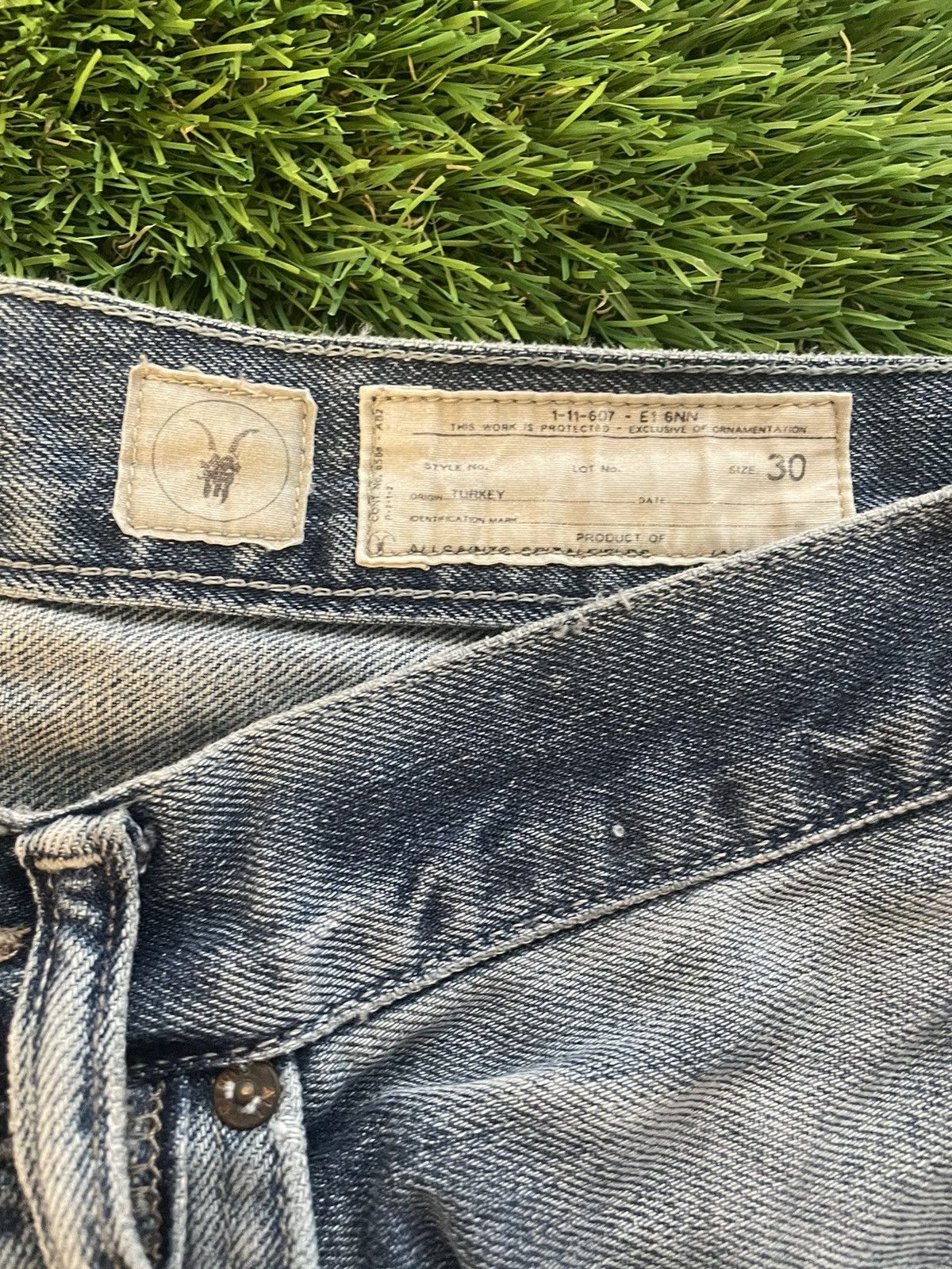 Allsaints Allsaints Long Denim Jean Shorts Size US 30 / EU 46 - 4 Thumbnail