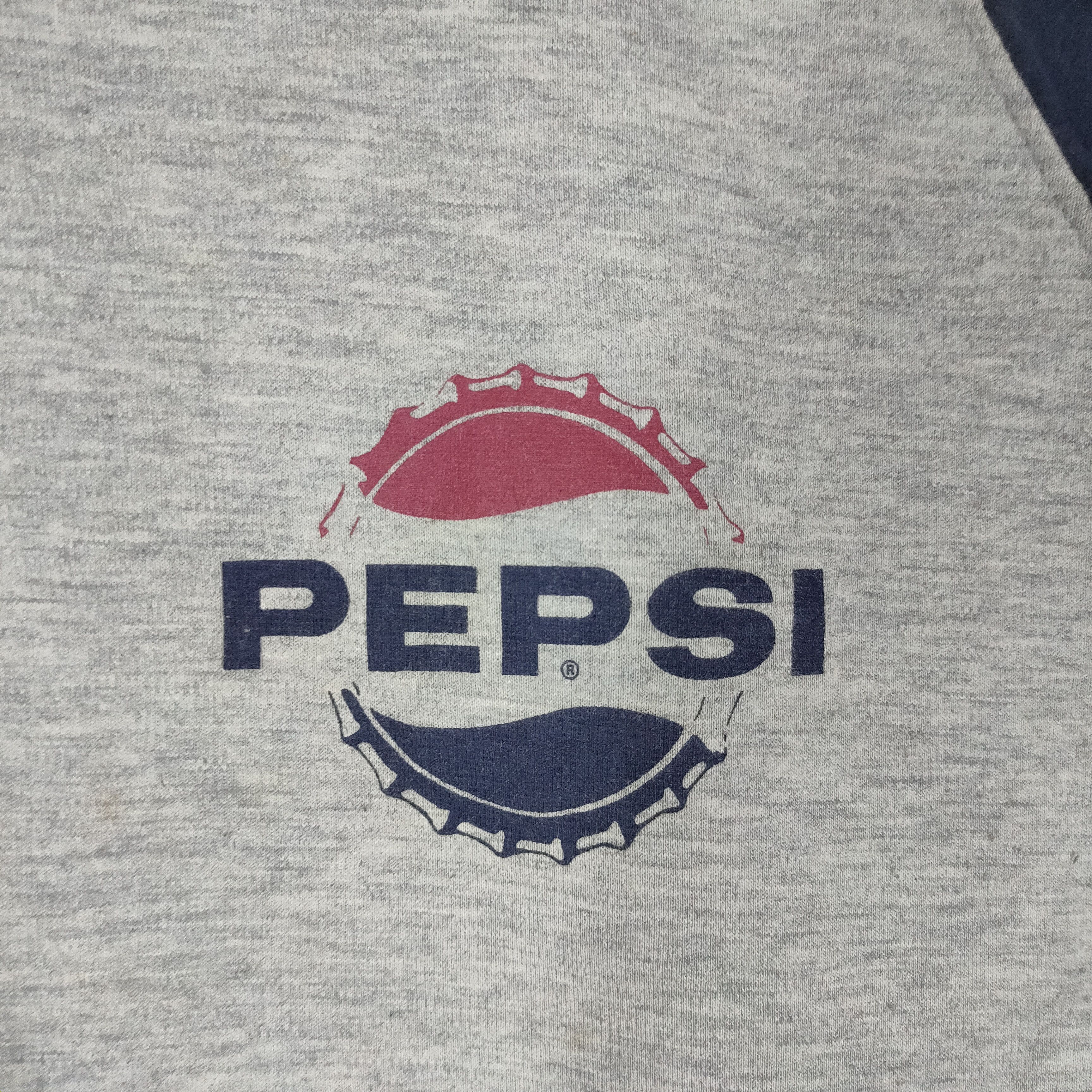 Pepsi Vintage PEPSI AMERICAN DRINK Big Bottle Cap Logo Sweater Size US XL / EU 56 / 4 - 3 Thumbnail