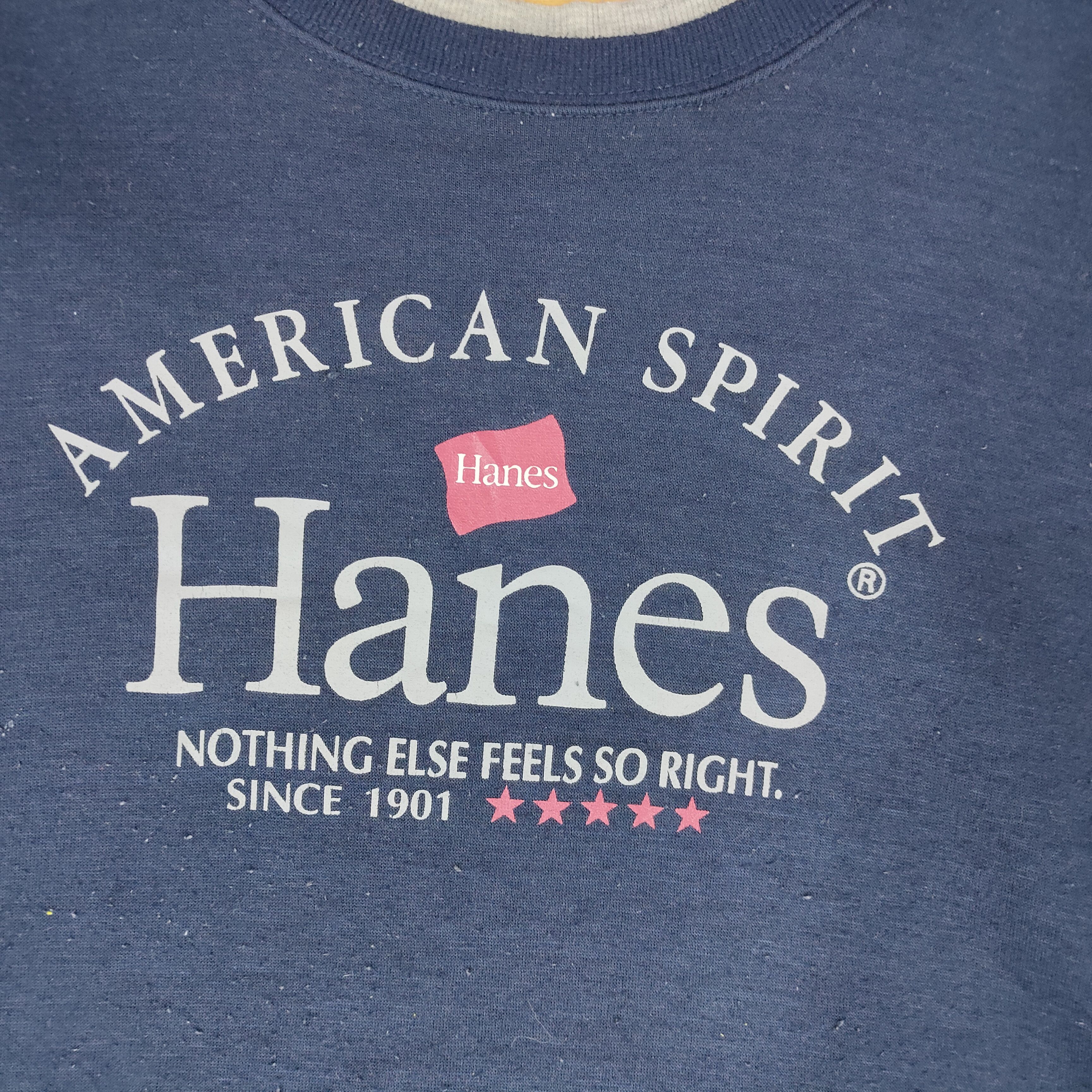 Hanes HANES Big Spellout Printed Crewneck Sweatshirt Size US L / EU 52-54 / 3 - 2 Thumbnail
