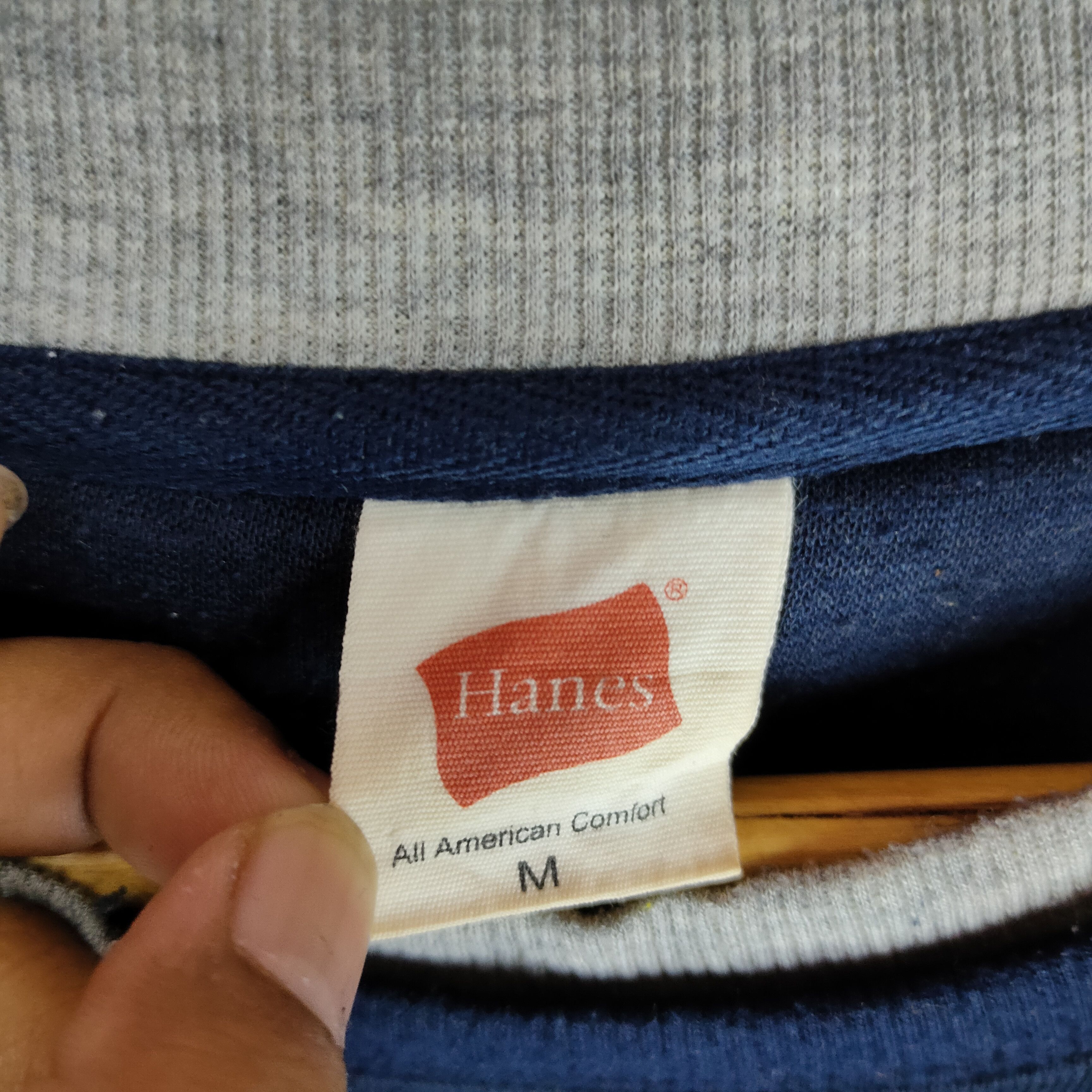 Hanes HANES Big Spellout Printed Crewneck Sweatshirt Size US L / EU 52-54 / 3 - 4 Thumbnail