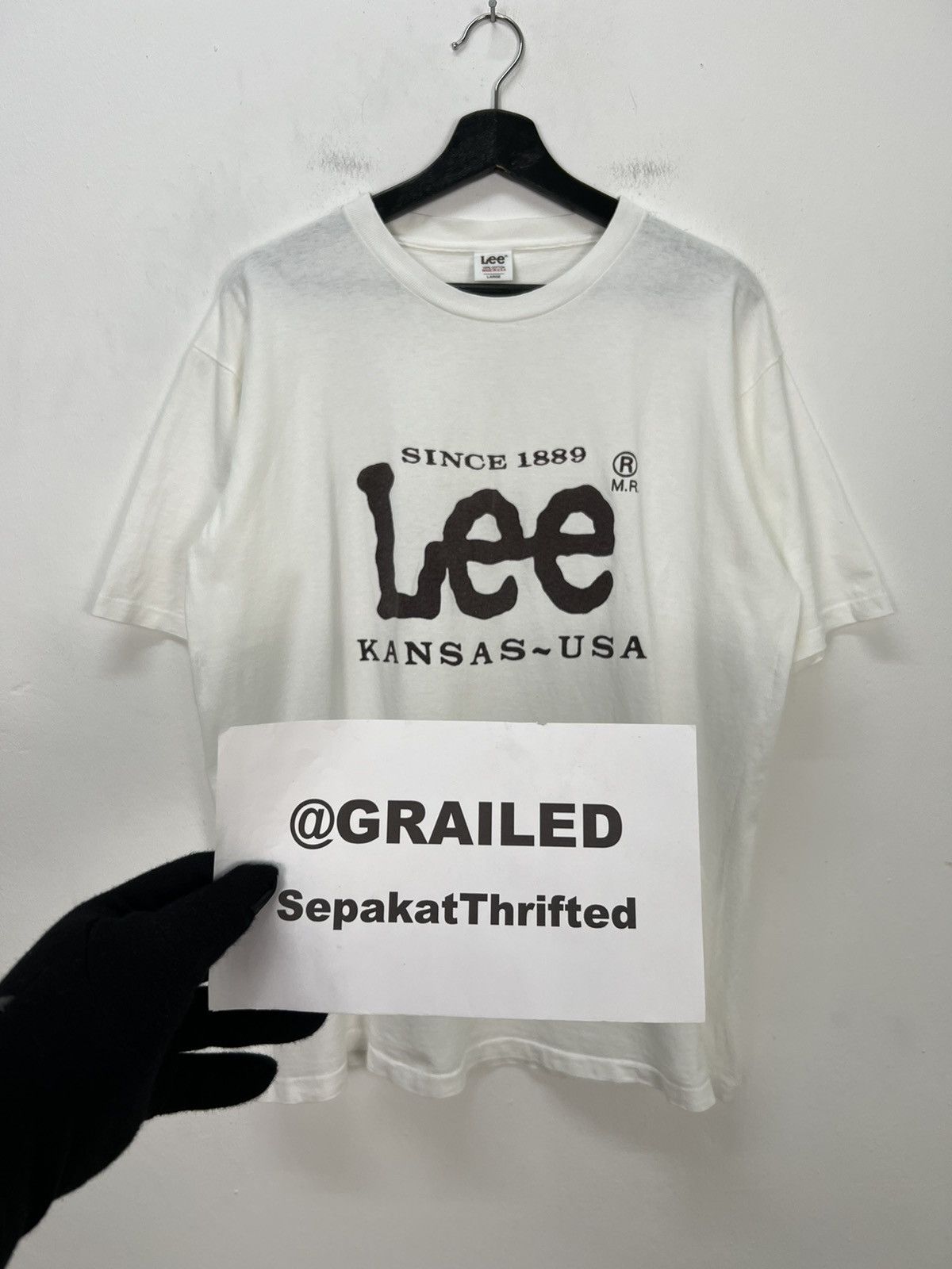 Lee Vintage Lee Kansas-Usa Speel Out Tee Size US L / EU 52-54 / 3 - 11 Thumbnail