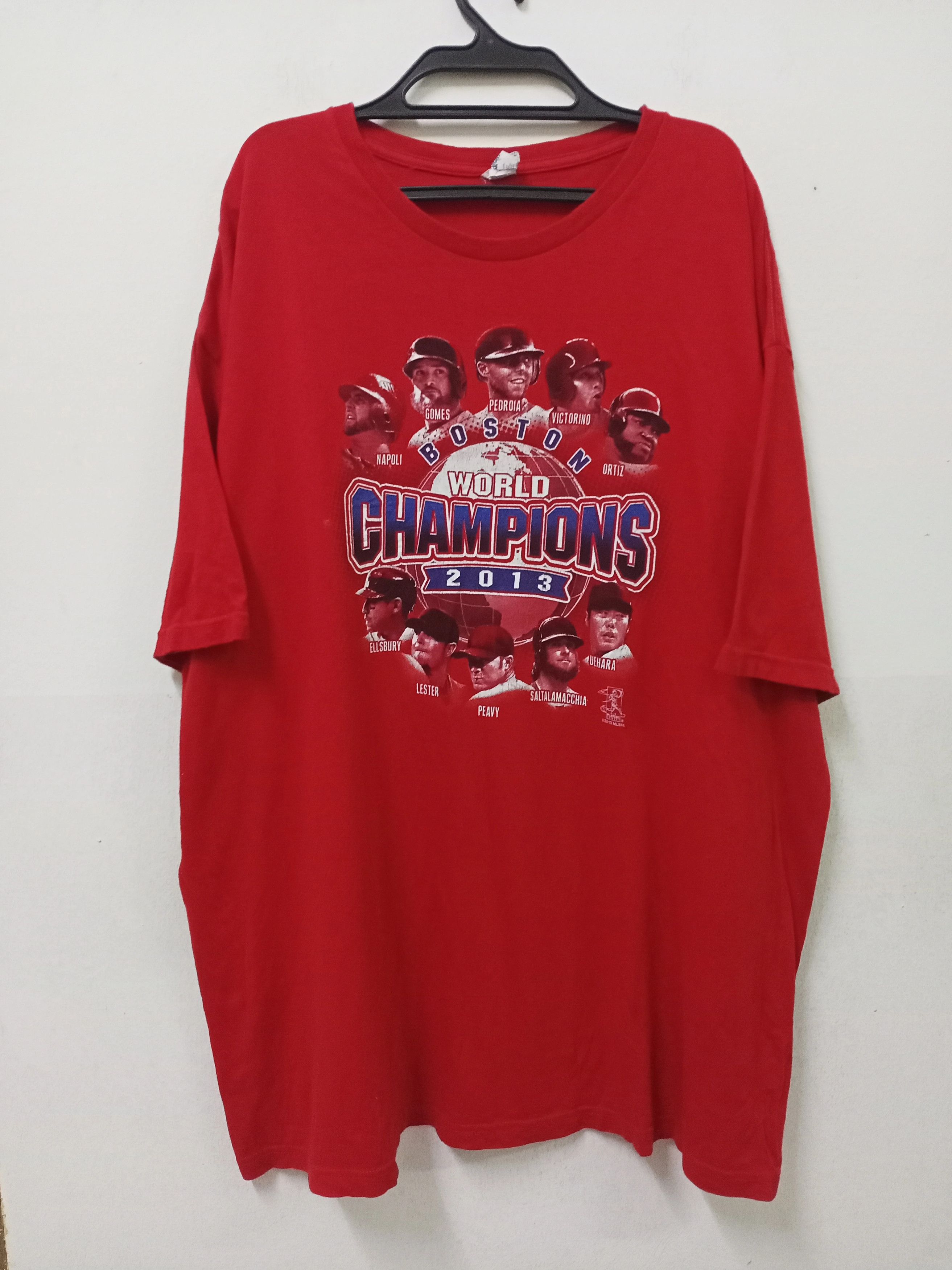 MLB Boston Red Sox Mlb World Champions T-shirt Size US XXL / EU 58 / 5 - 1 Thumbnail