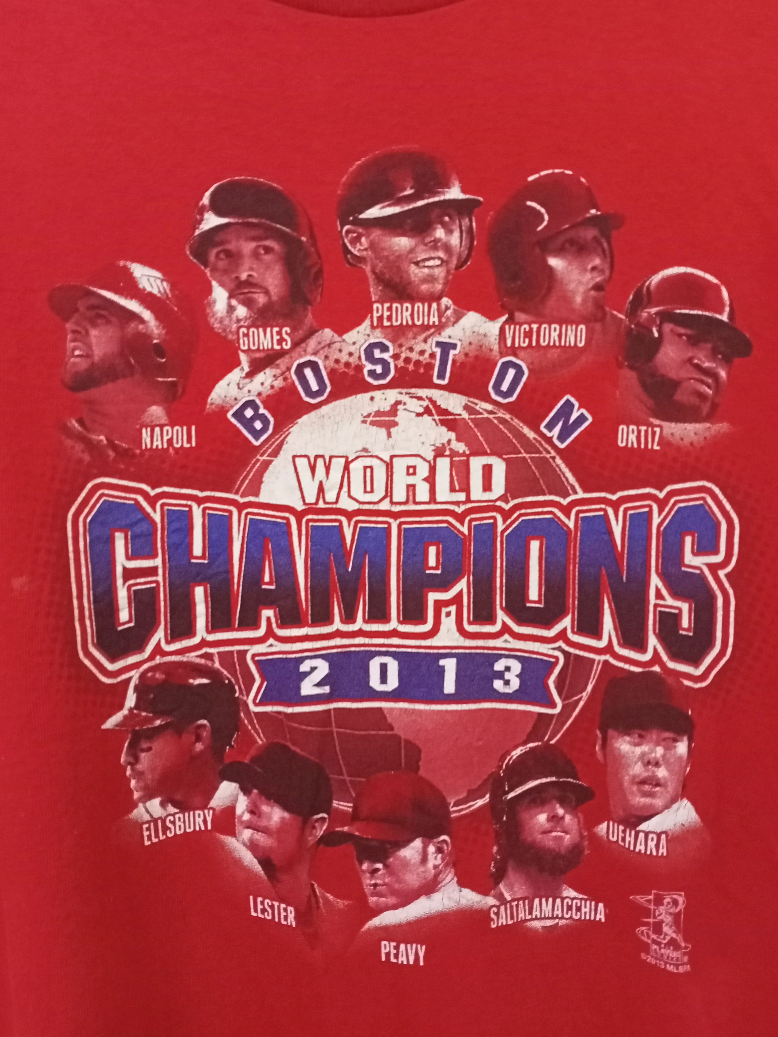 MLB Boston Red Sox Mlb World Champions T-shirt Size US XXL / EU 58 / 5 - 2 Thumbnail