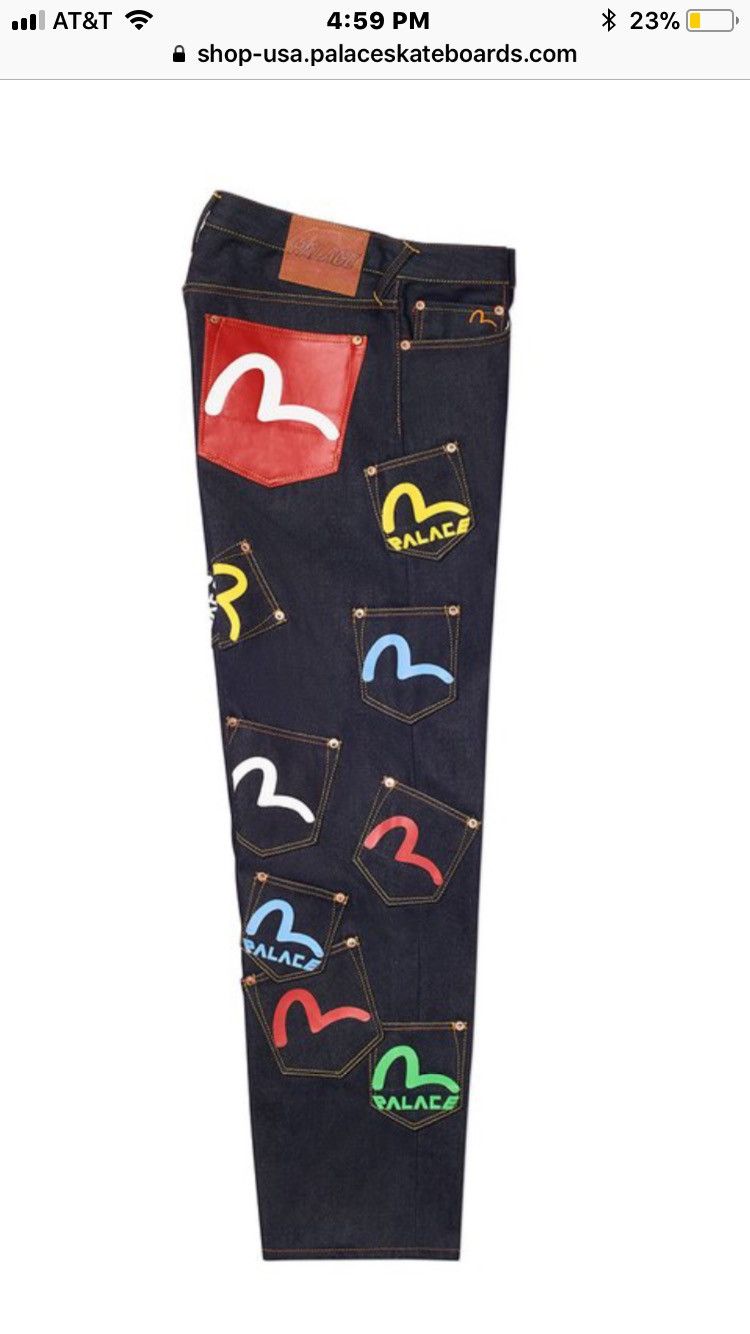Evisu × Palace Palace Evisu Multi Pocket Jean 32x30 Size US 32 / EU 48 - 3 Thumbnail