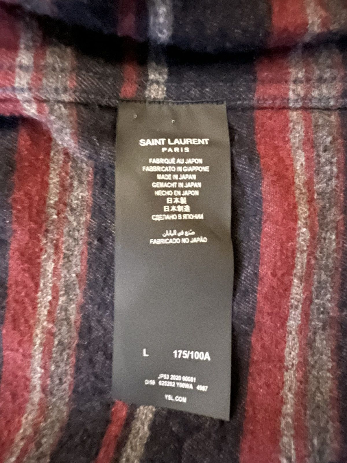 Saint Laurent Paris Saint laurent vintage denim jacket fits like a sz M Size US L / EU 52-54 / 3 - 4 Thumbnail