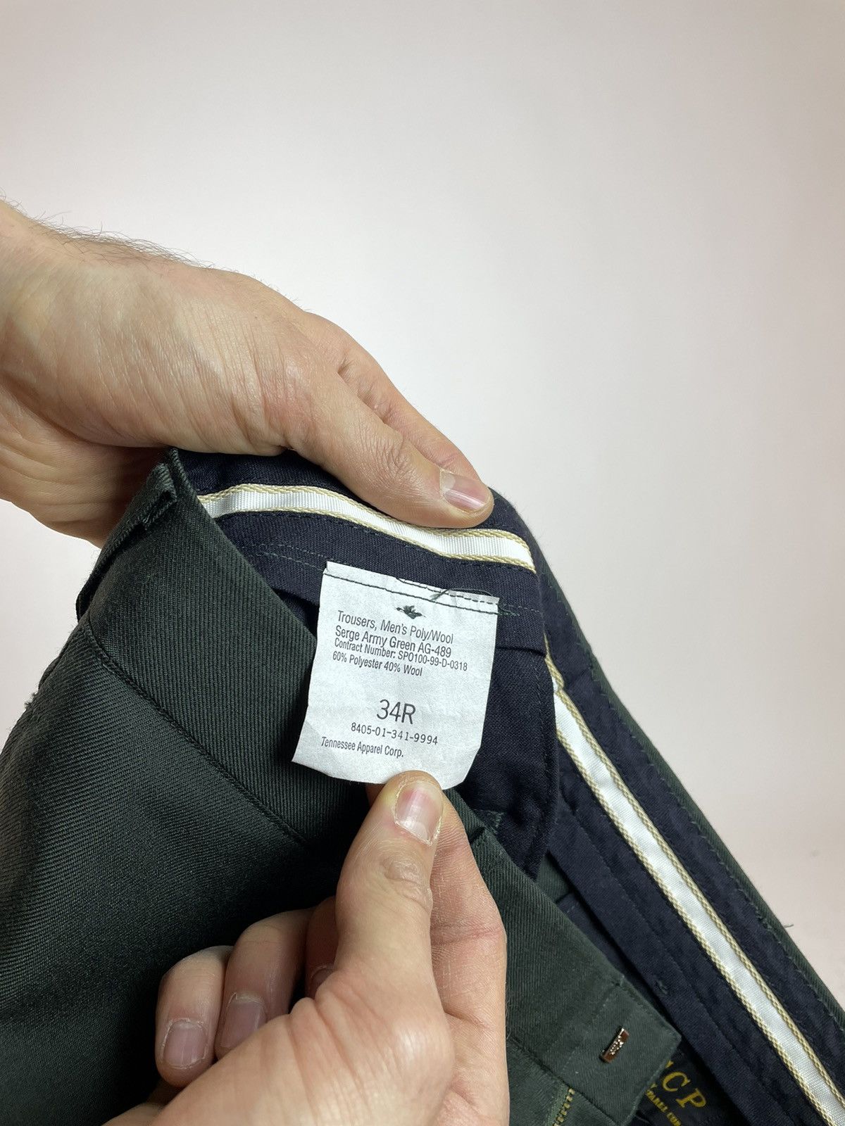 Vintage DSCP Tennessee Apparel Corp Serge Army Trousers pants Size US 32 / EU 48 - 12 Thumbnail