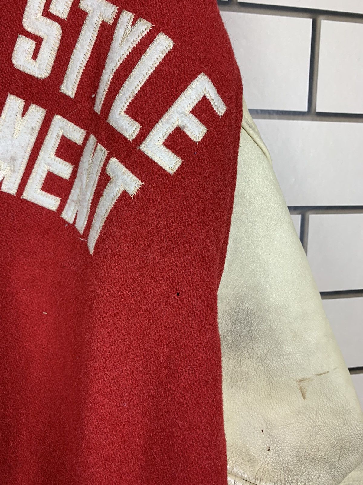 Vintage Vintage 90s Hot Scoop Varsity Bomber Jacket Size US L / EU 52-54 / 3 - 14 Thumbnail
