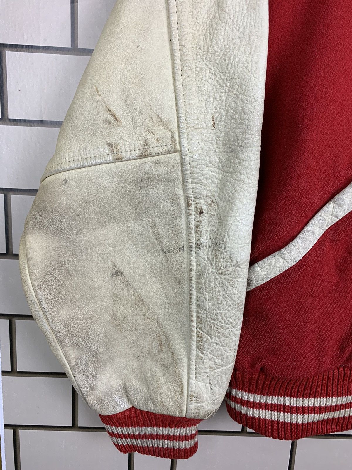 Vintage Vintage 90s Hot Scoop Varsity Bomber Jacket Size US L / EU 52-54 / 3 - 7 Thumbnail