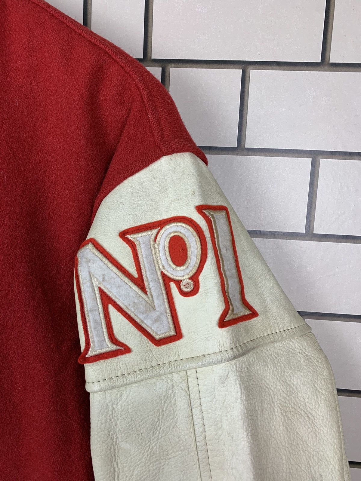 Vintage Vintage 90s Hot Scoop Varsity Bomber Jacket Size US L / EU 52-54 / 3 - 8 Thumbnail